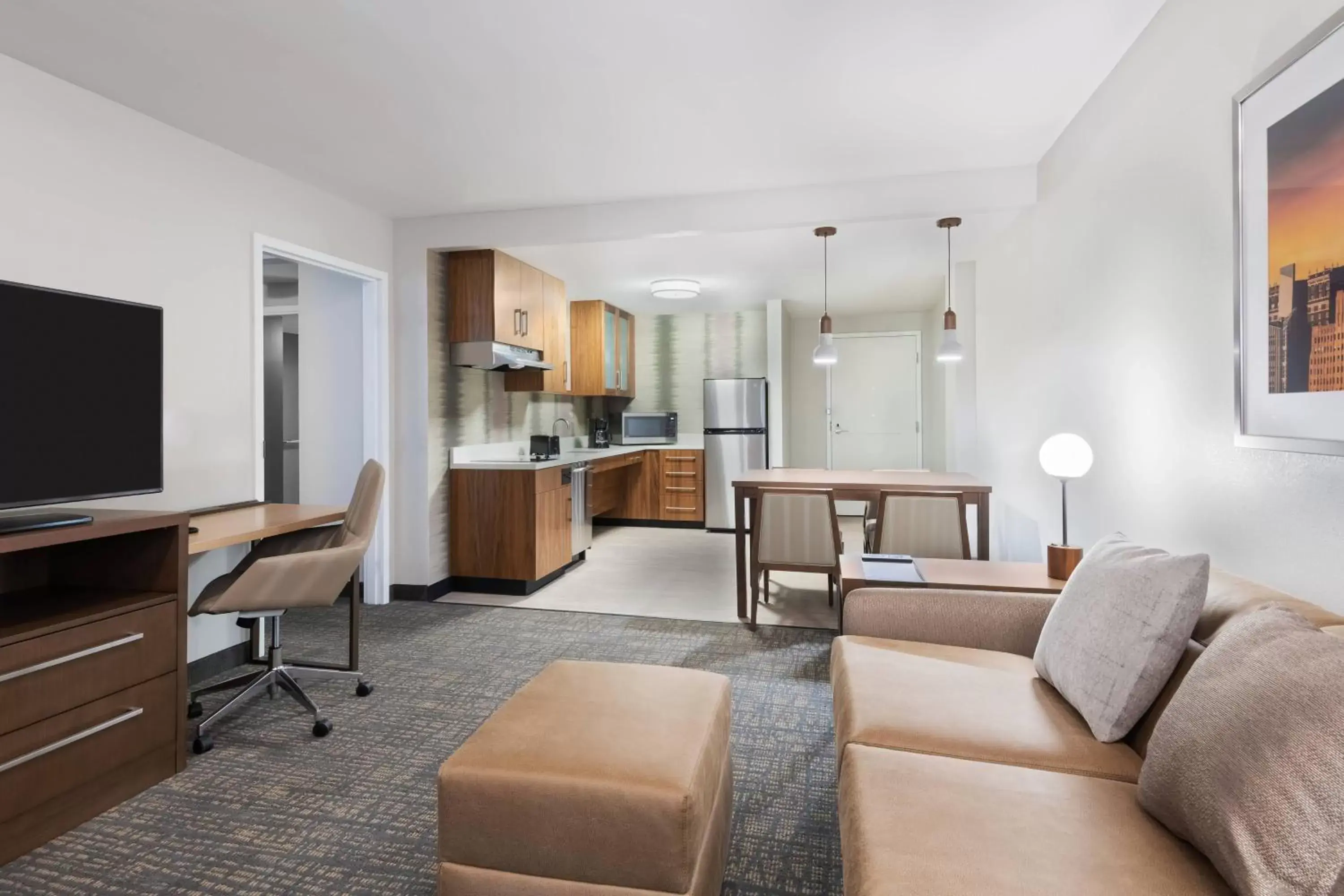 Living room, Seating Area in Residence Inn by Marriott Buffalo Downtown