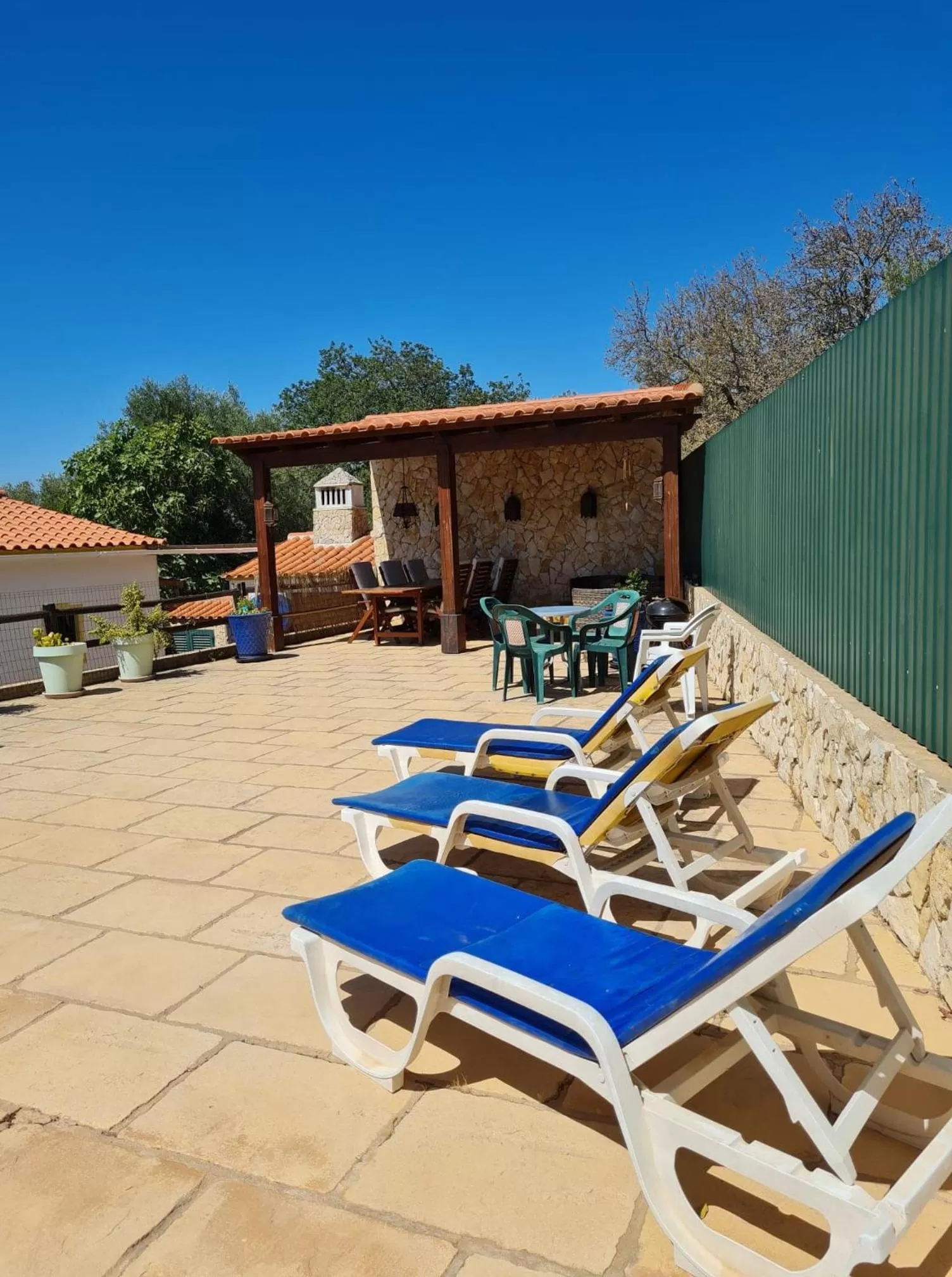 Patio in B&B Quinta da Romãzeira