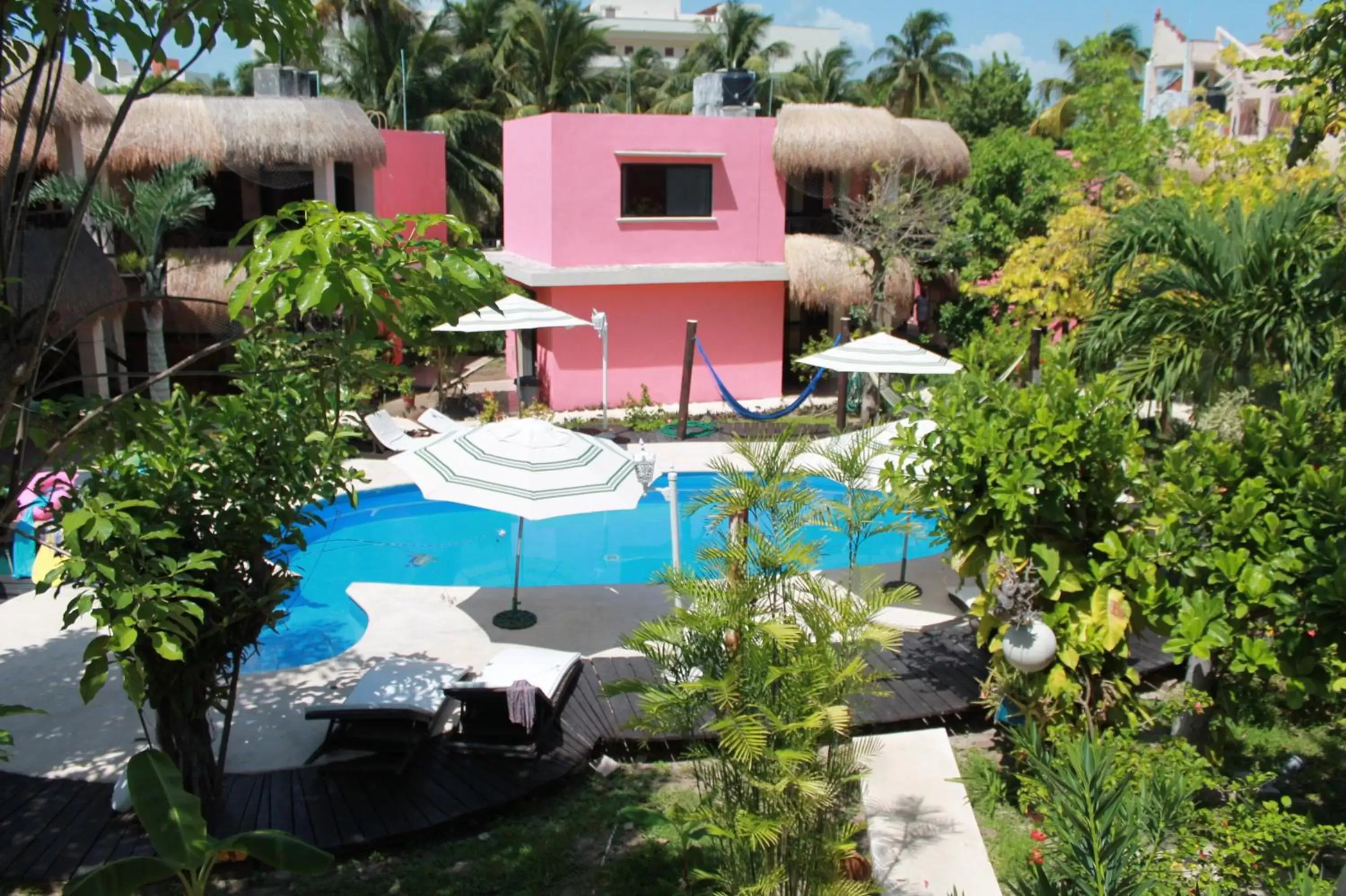 Bird's eye view, Pool View in Cabanas Maria Del Mar