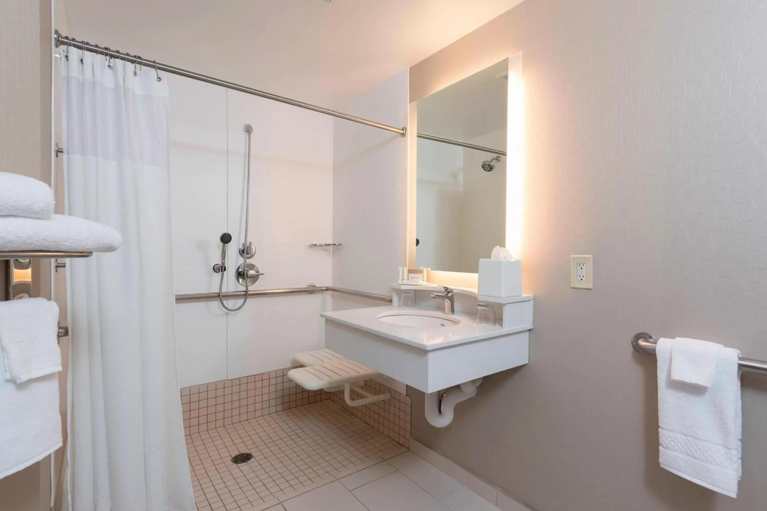 Bathroom in SpringHill Suites Grand Rapids North