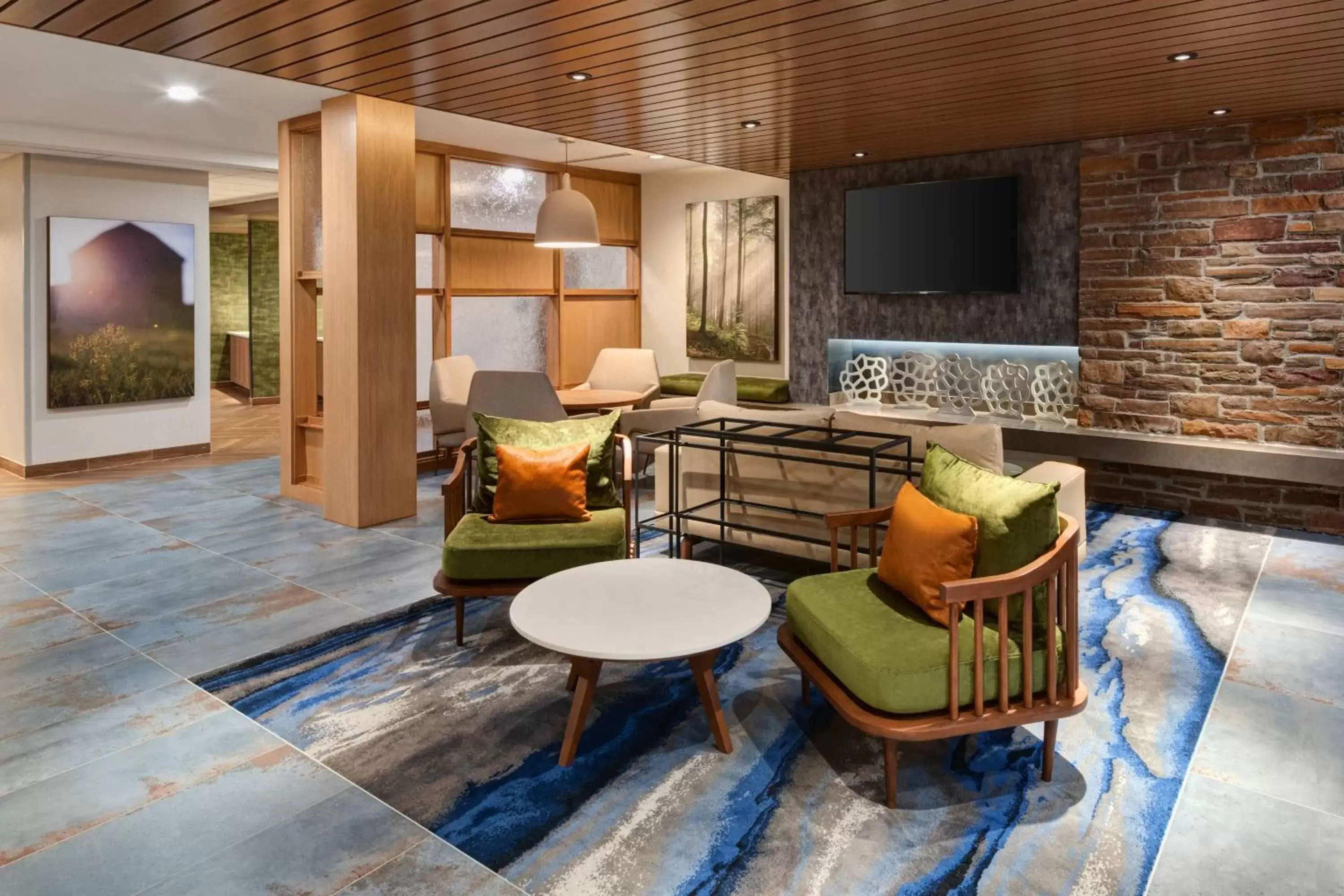 Lobby or reception, Seating Area in Fairfield Inn & Suites by Marriott Lexington East/I-75