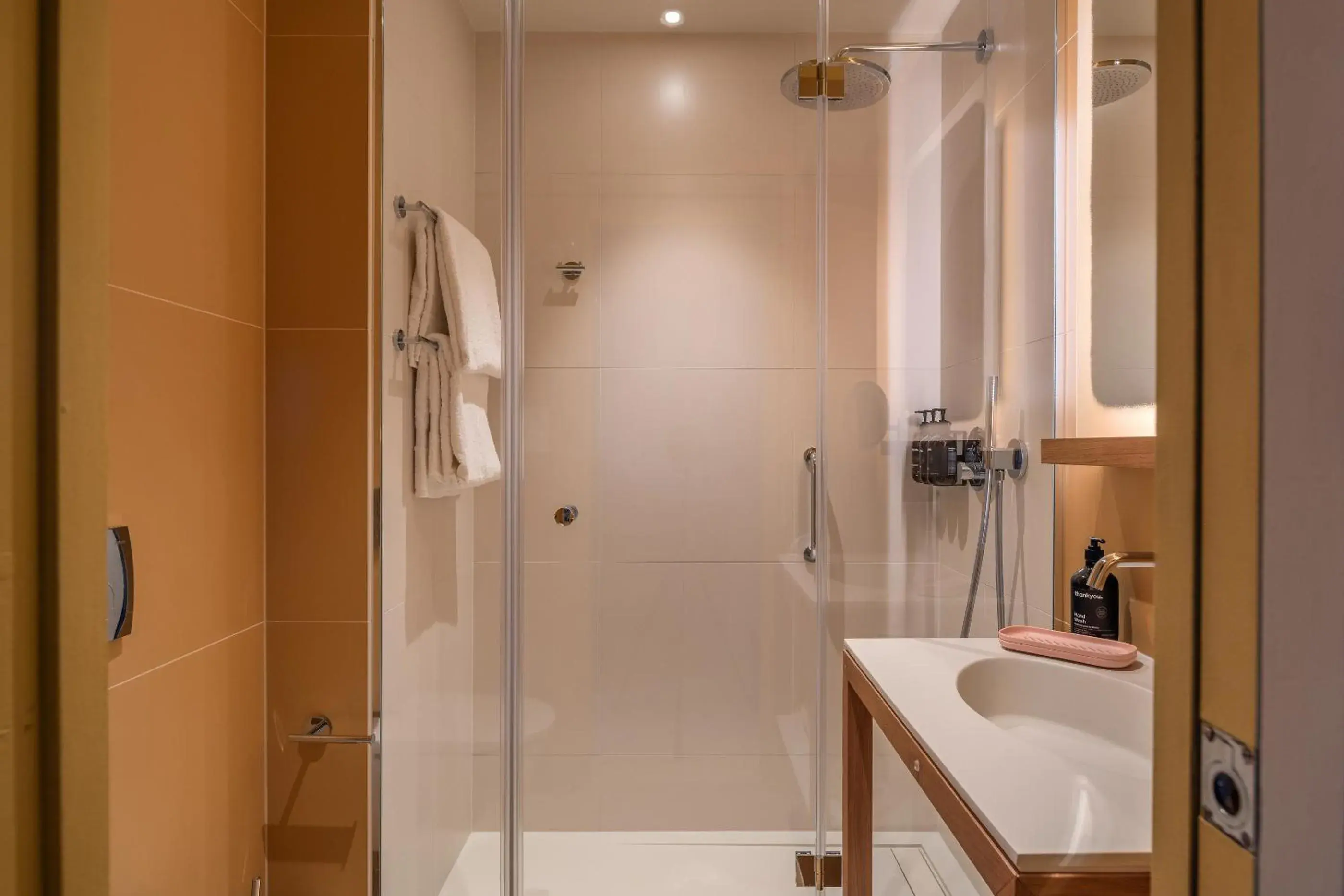 Shower, Bathroom in Canopy by Hilton Cannes