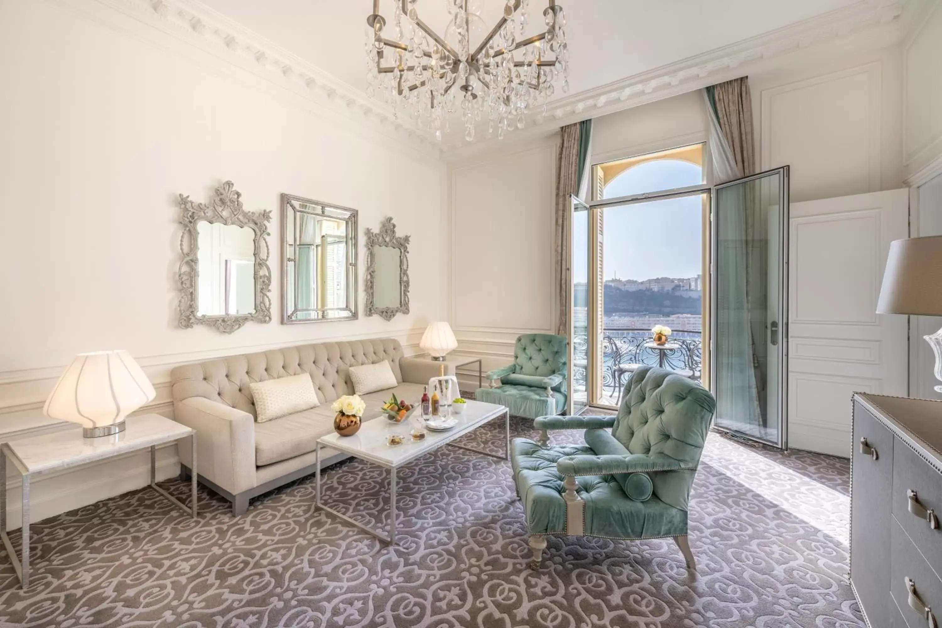 Living room, Seating Area in Hôtel Hermitage Monte-Carlo