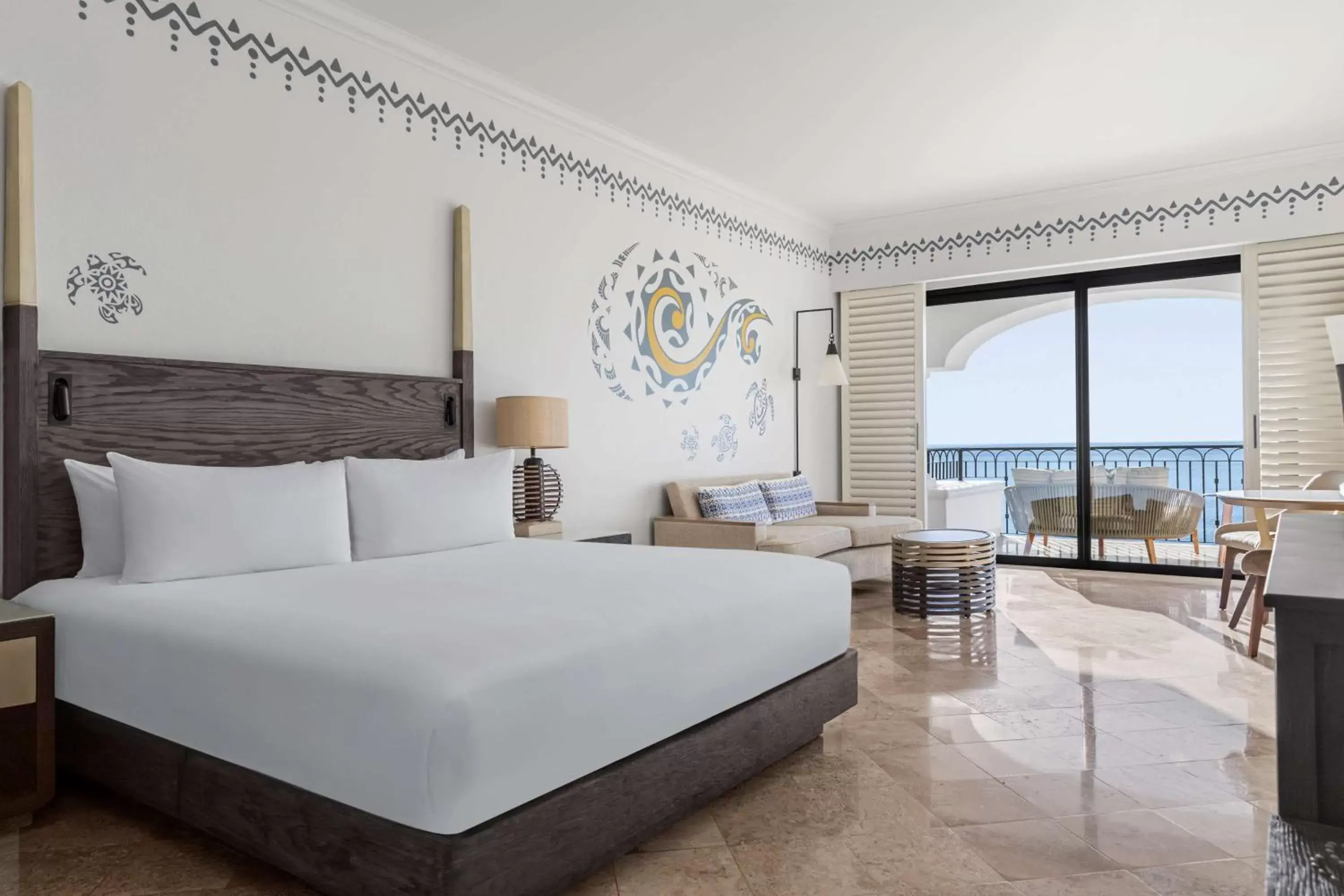Bed in Hilton Los Cabos