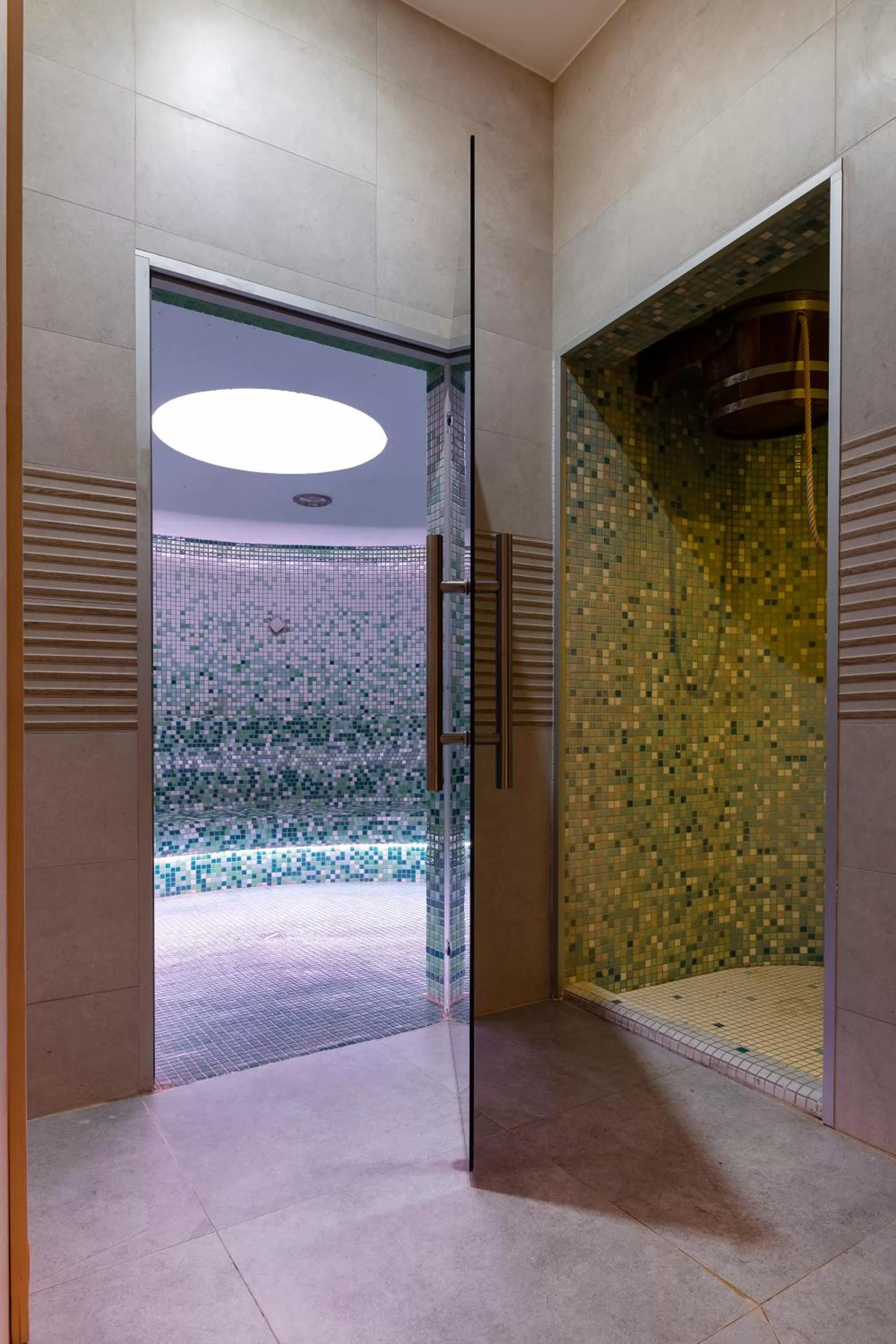 Steam room in Hotel Verde Montana Wellness & Spa