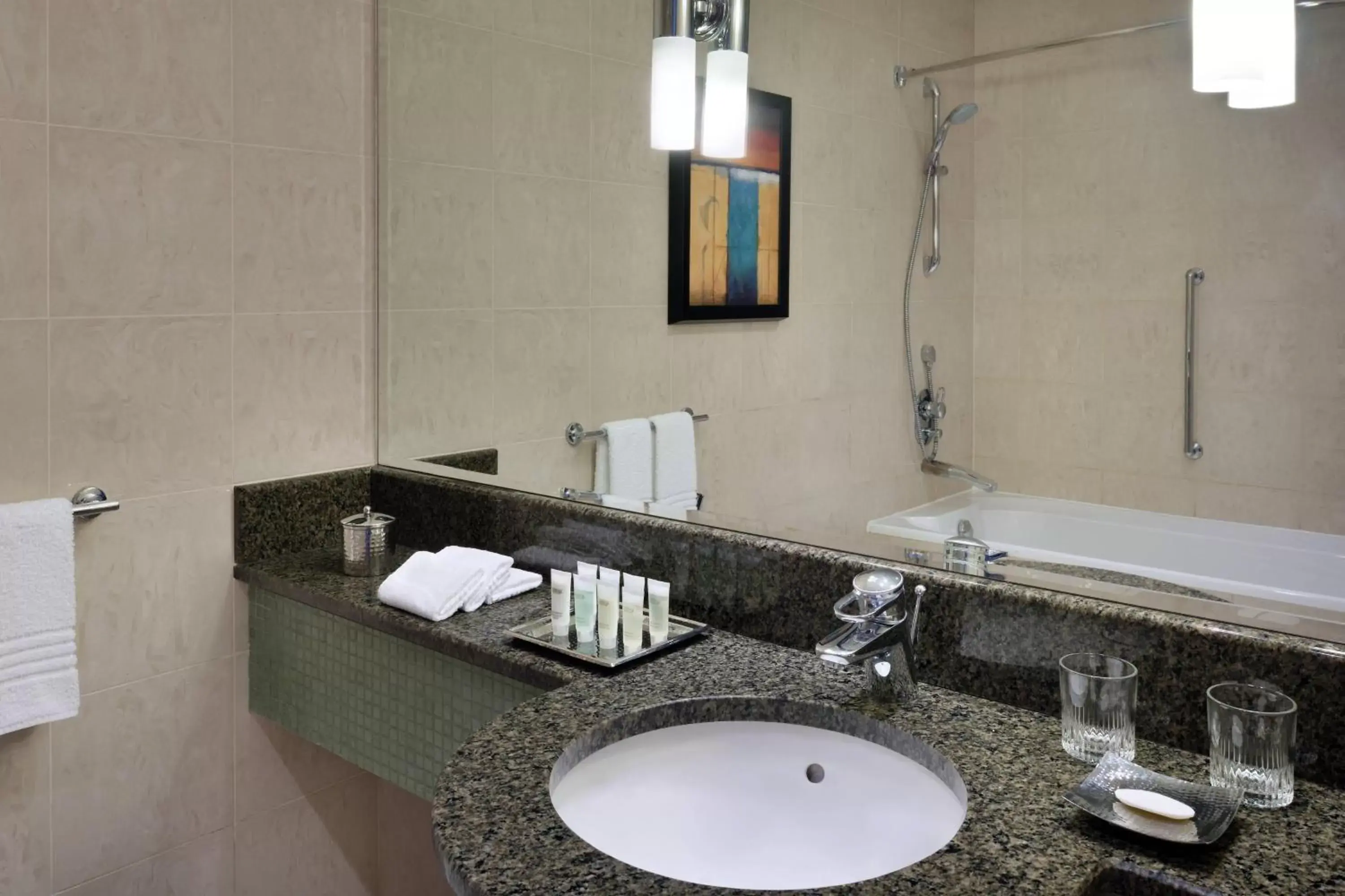 Bathroom in Courtyard By Marriott Kuwait City