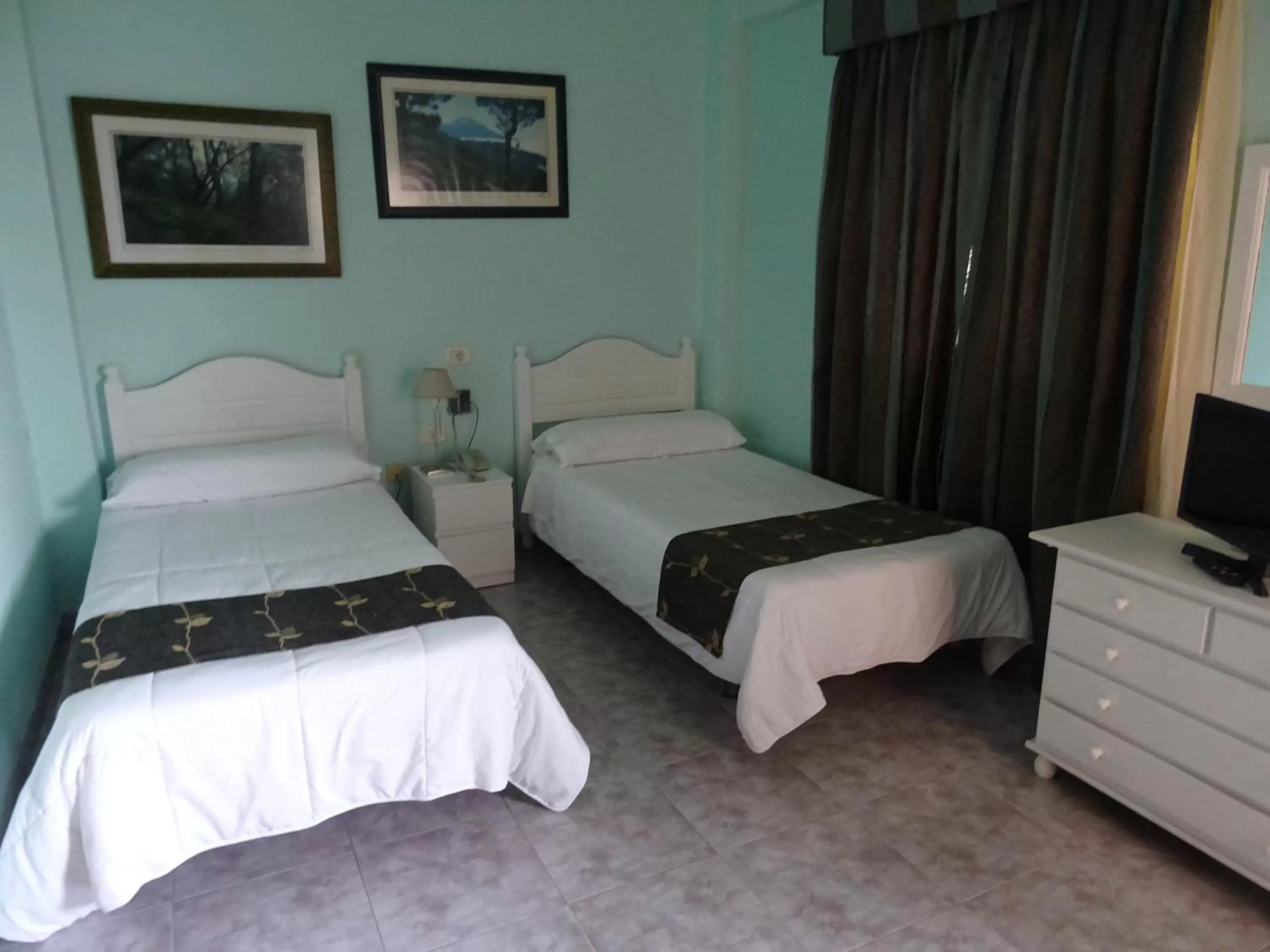 Bed in Hotel Tanausu