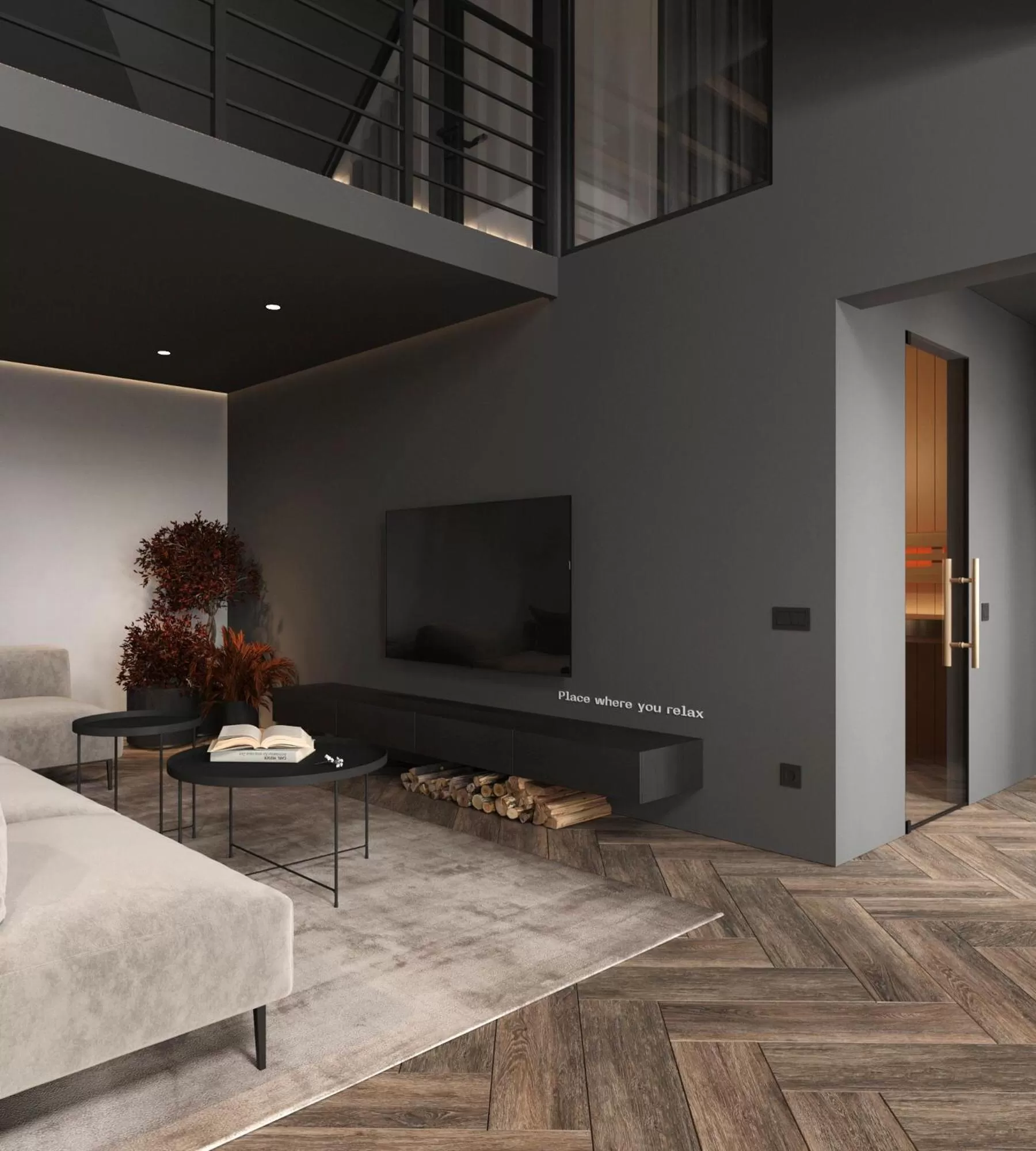 TV/Entertainment Center in Tree House Relax Park