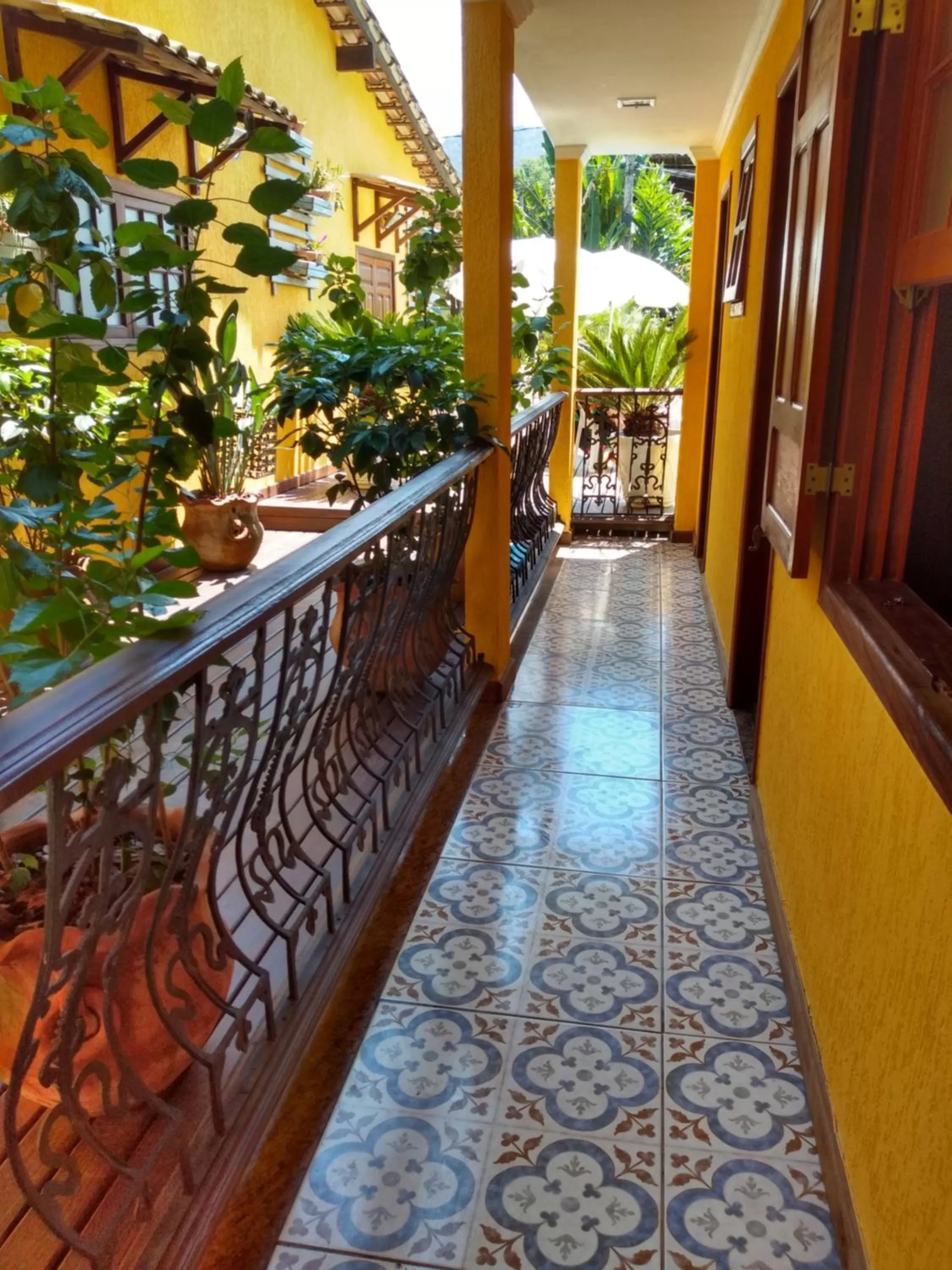 Balcony/Terrace in Pousada Solar da Serra