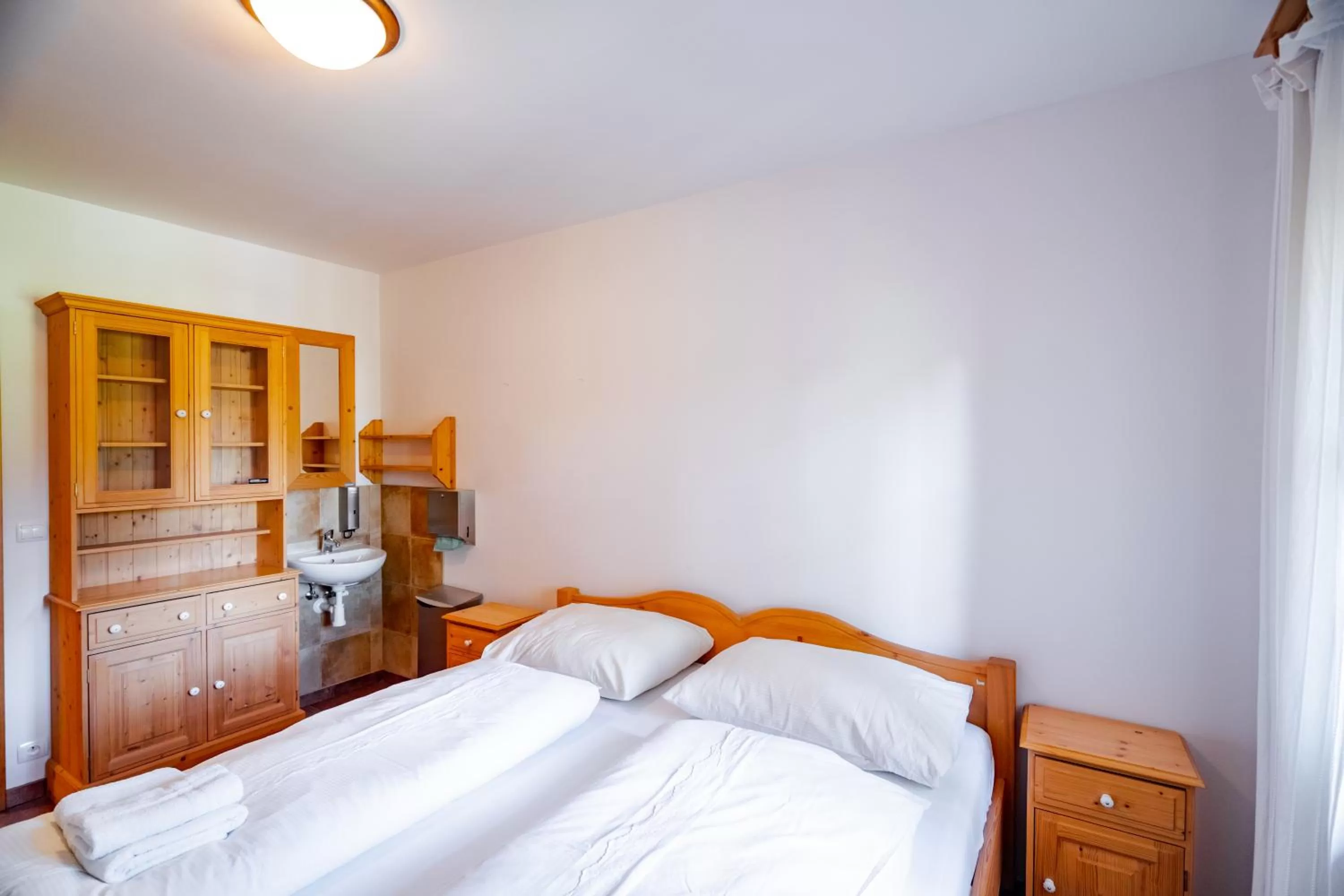 Bed in Valašské chalupy Resort