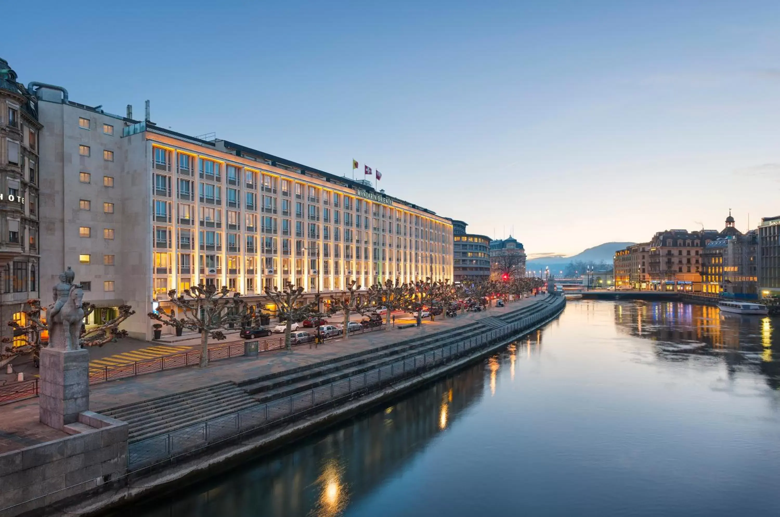 City view in Mandarin Oriental, Geneva