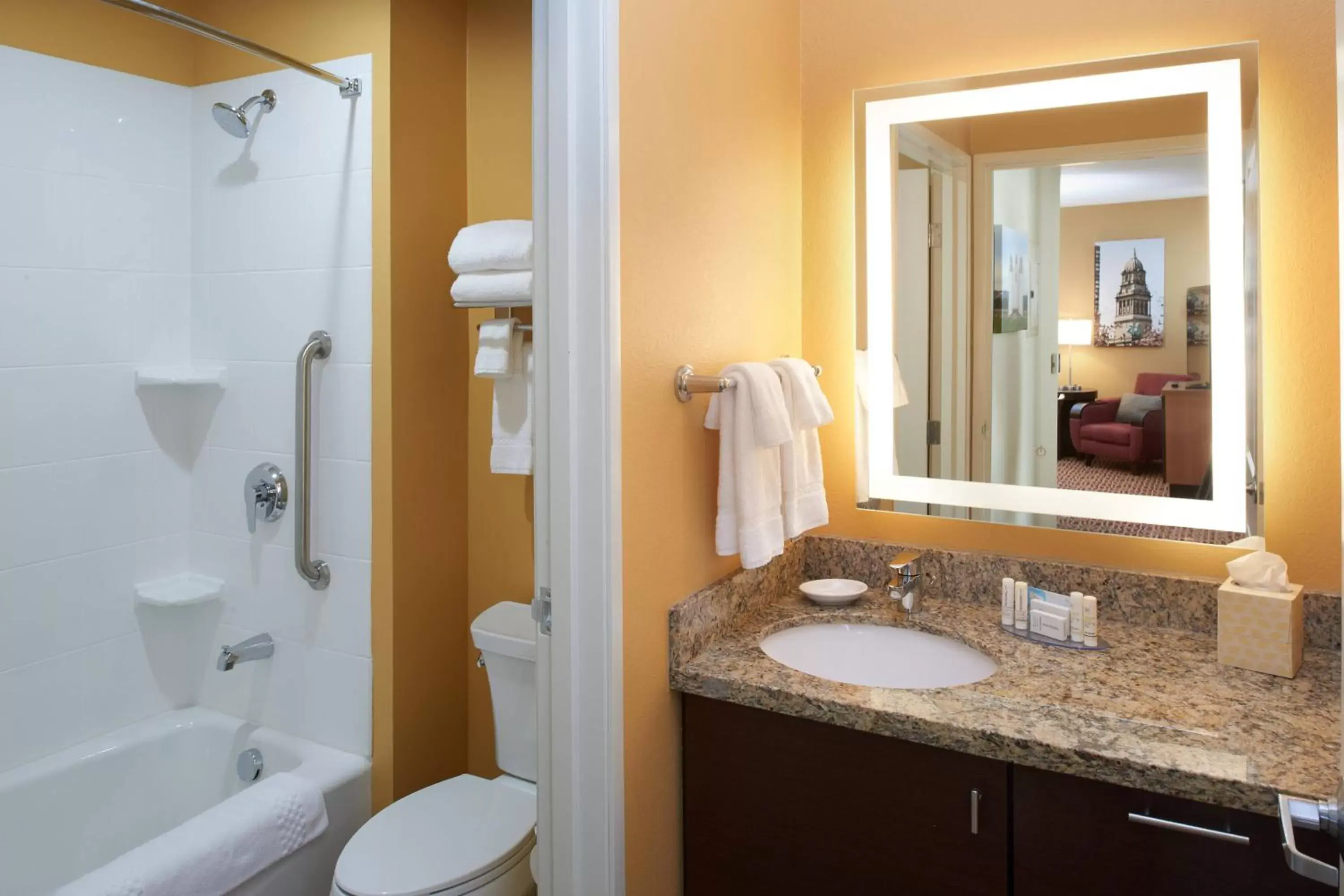 Bathroom in TownePlace Suites by Marriott Detroit Troy
