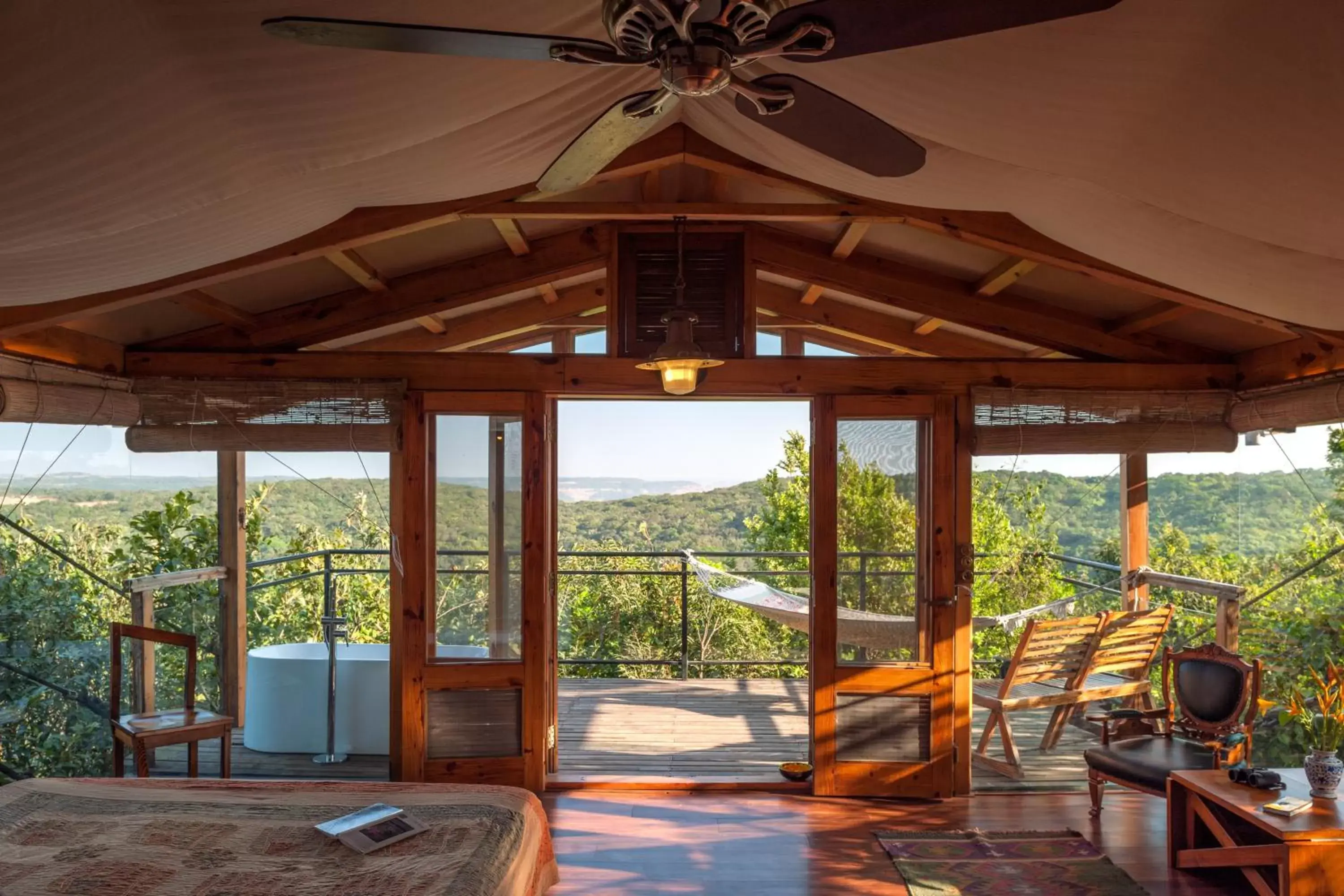 Deluxe Double Room with Balcony - Canopy Machan in The Machan Deluxe Double Room with Balcony - Canopy Machan in The Machan