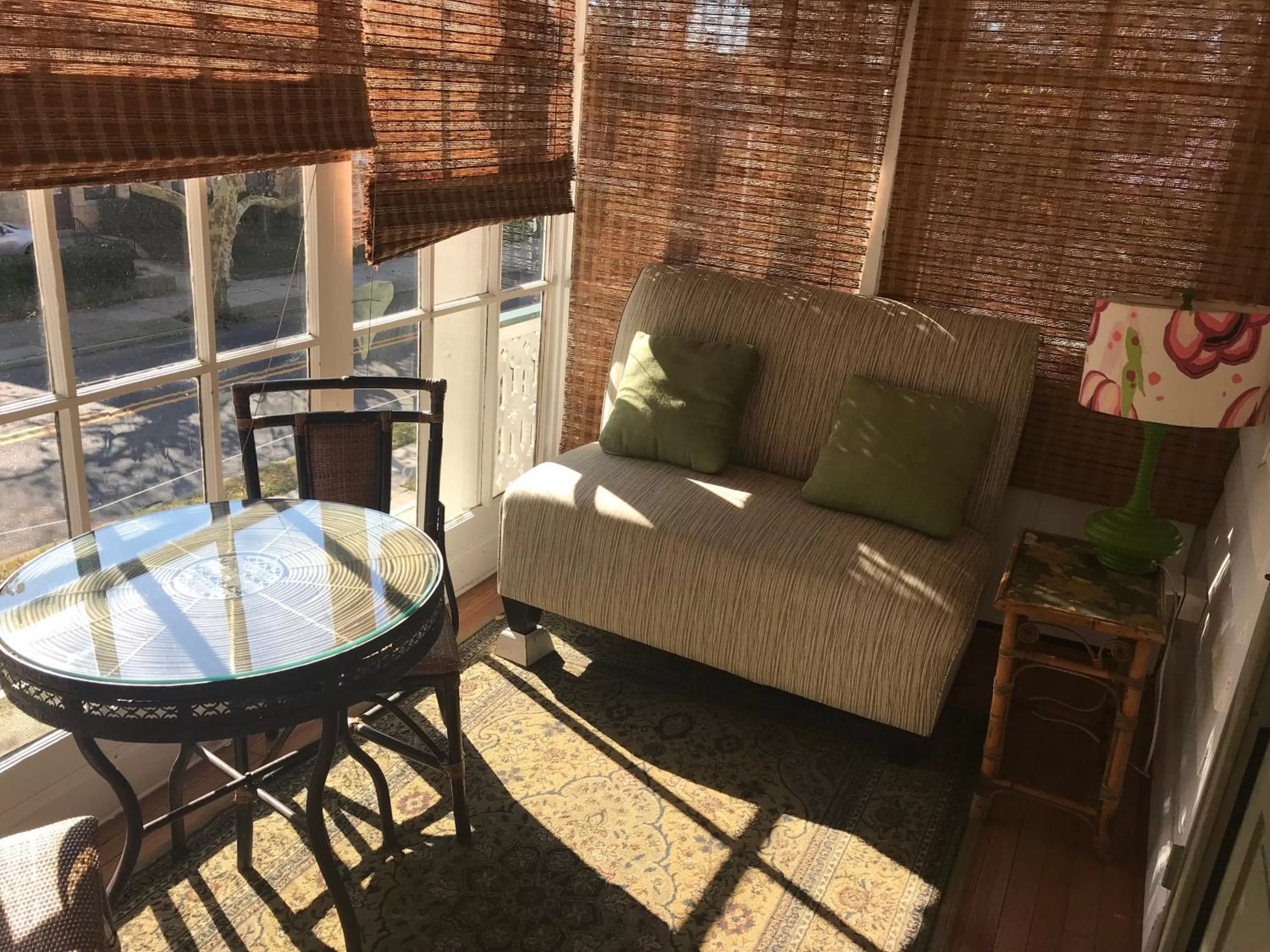 Decorative detail, Seating Area in Elaine's Cape May Boutique Hotel