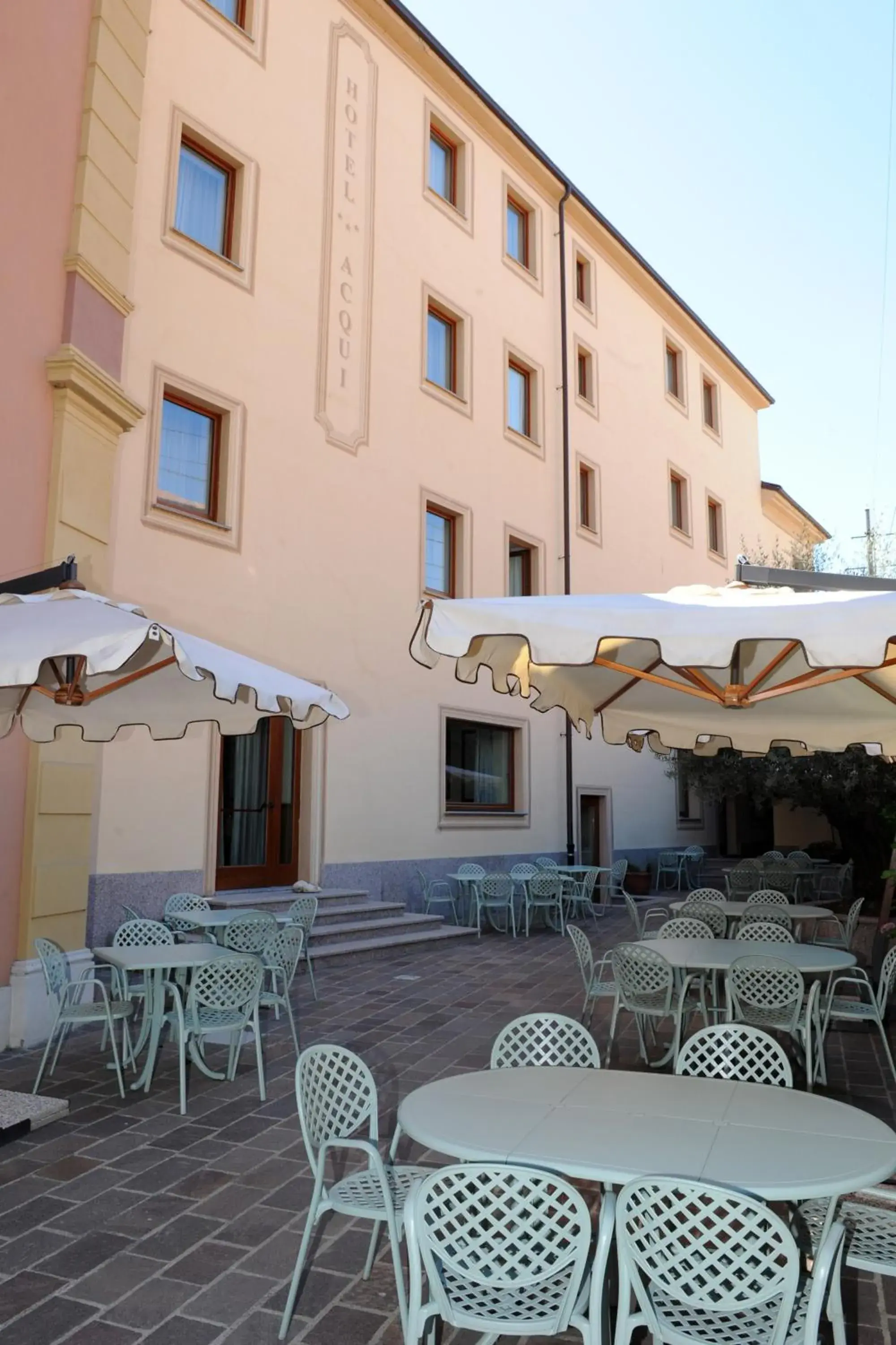 Property building, Patio/Outdoor Area in Hotel Acqui & Centro Benessere