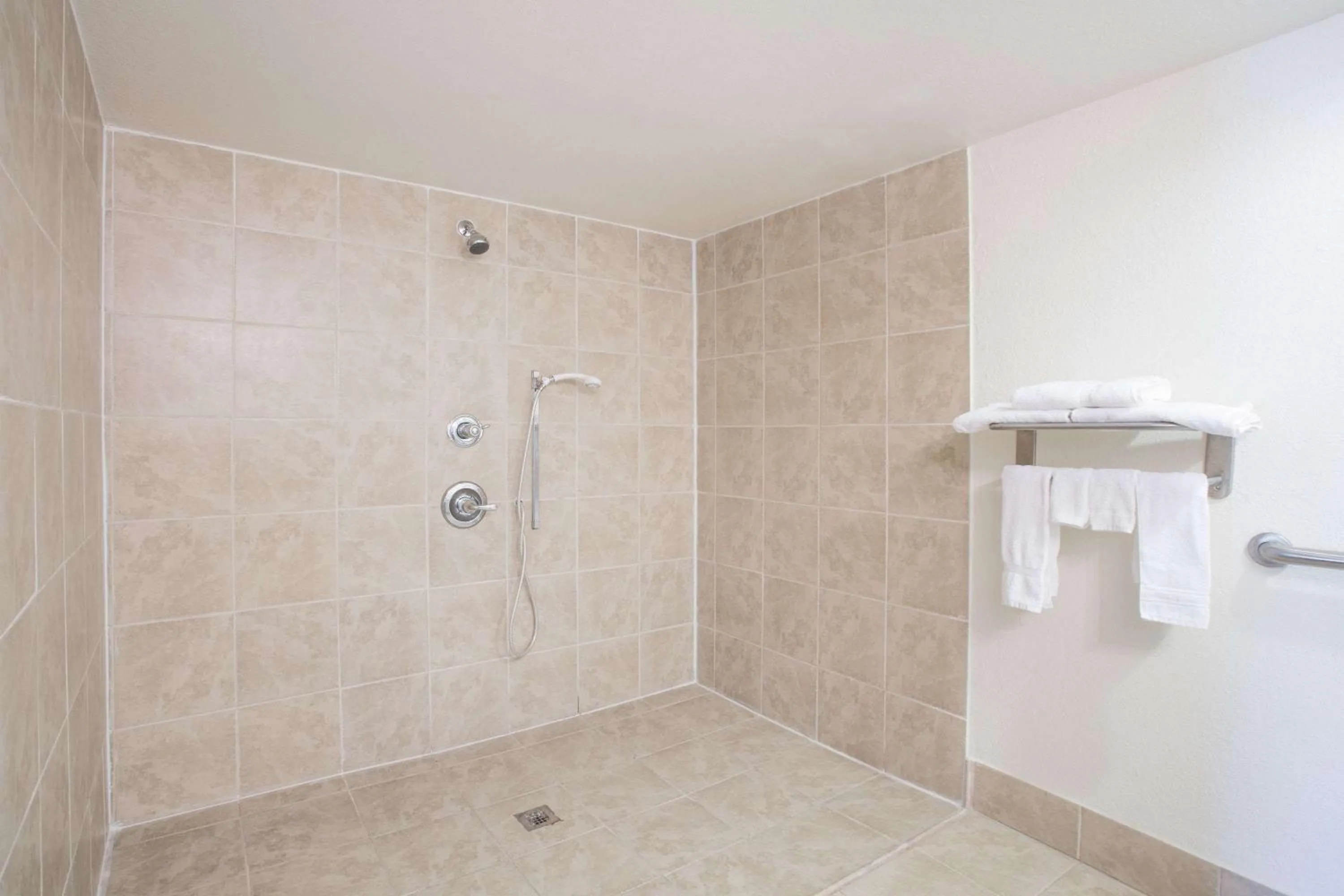 Shower in Super 8 by Wyndham Augusta