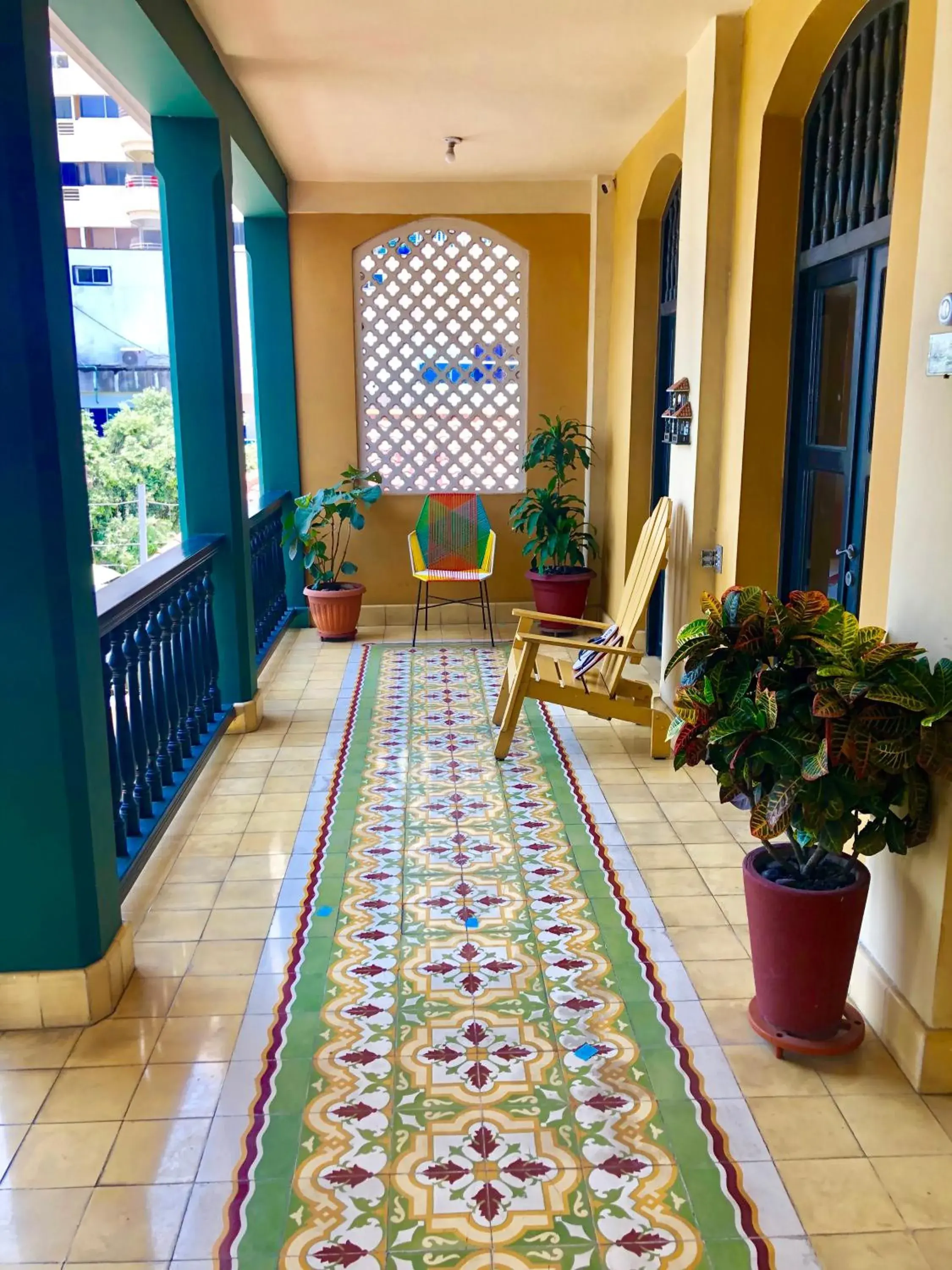 Balcony/Terrace, Lobby/Reception in Hotel Boutique Castillo Ines Maria