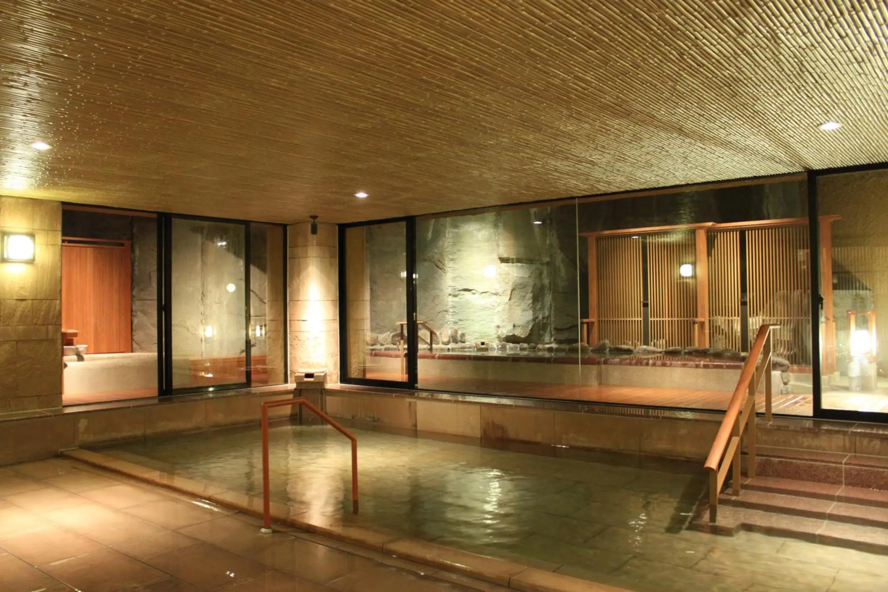 Hot Spring Bath in Aki Grand Hotel