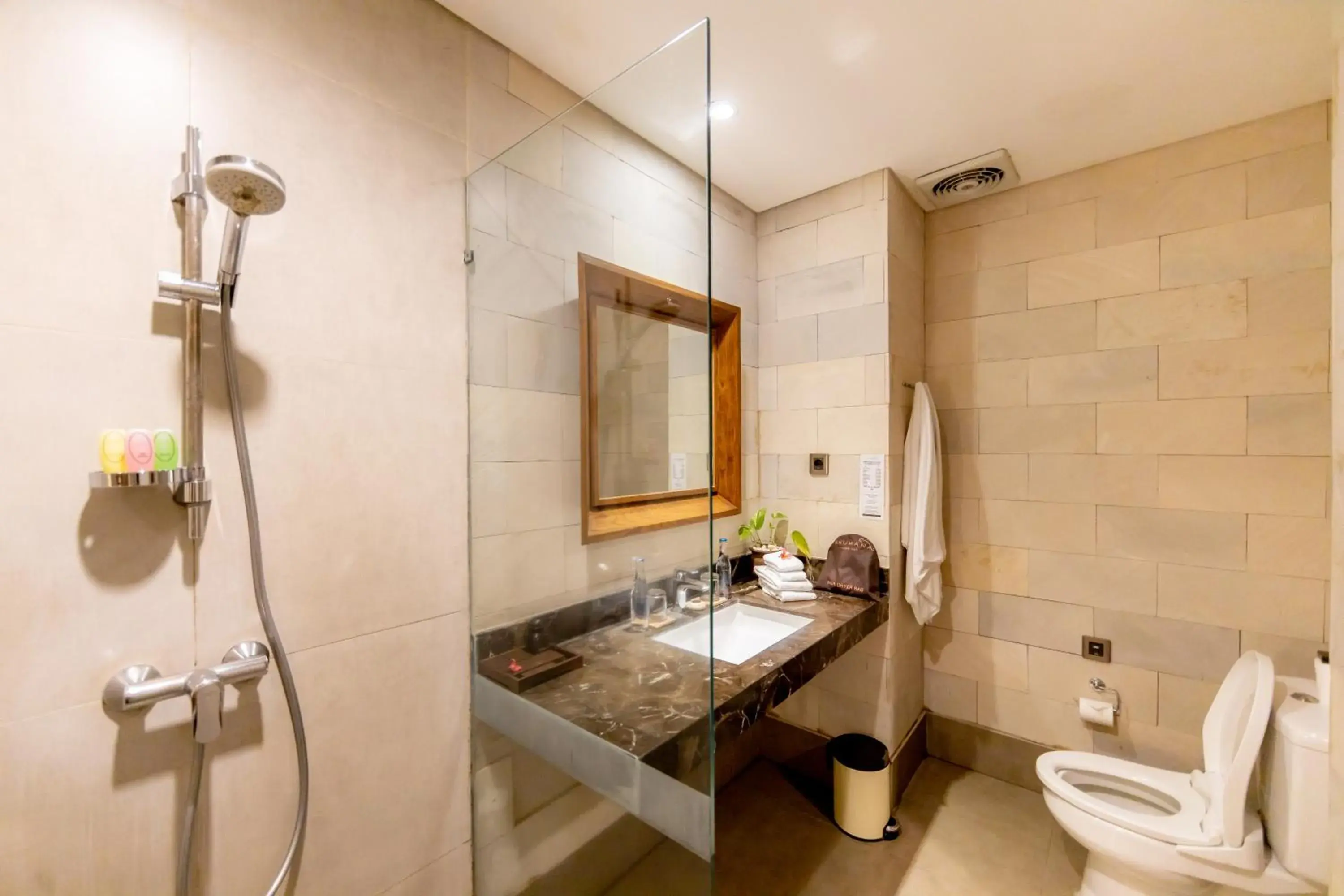 Shower, Bathroom in Anumana Ubud Hotel