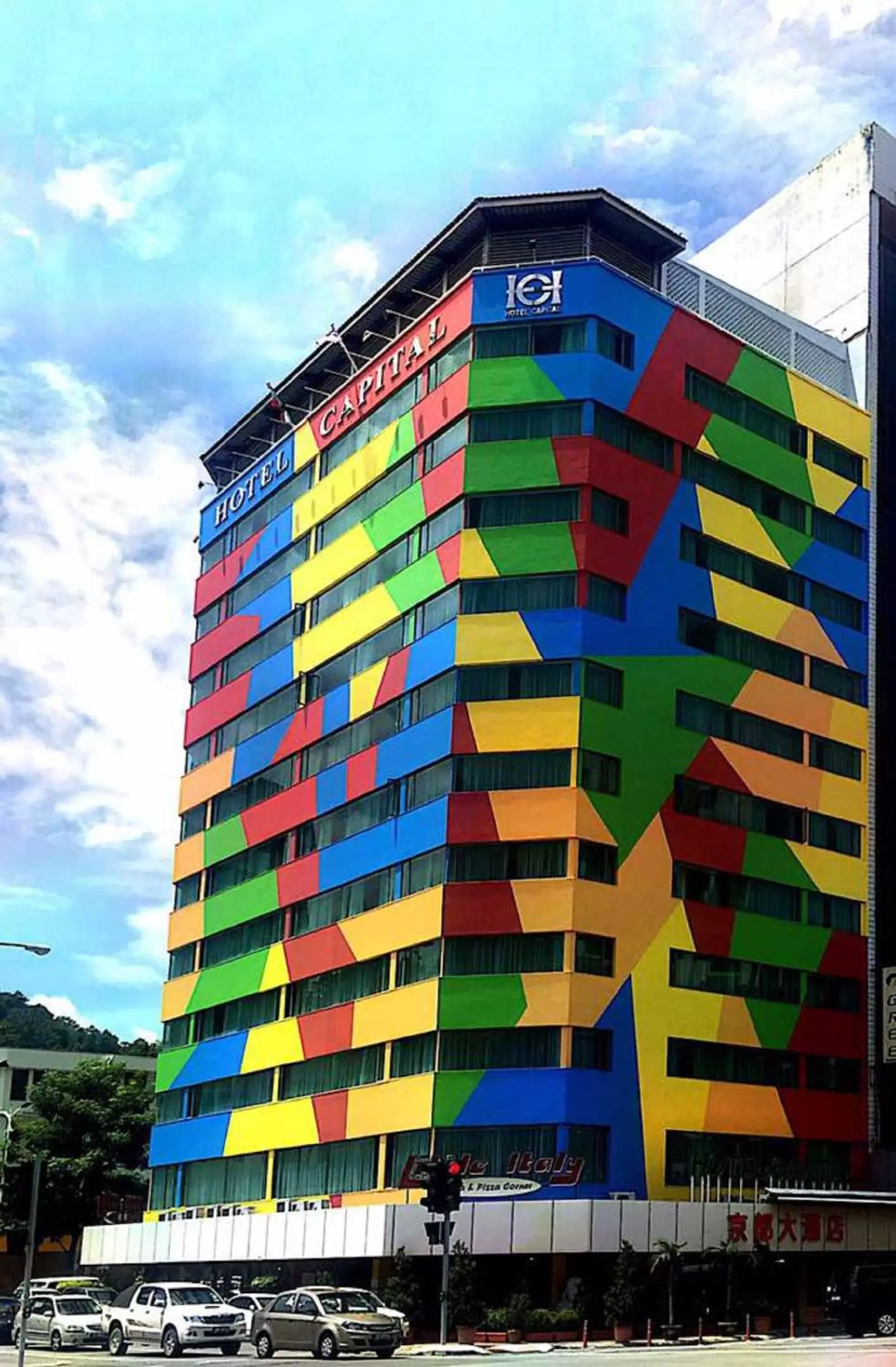 Facade/entrance, Property Building in Hotel Capital Kota Kinabalu