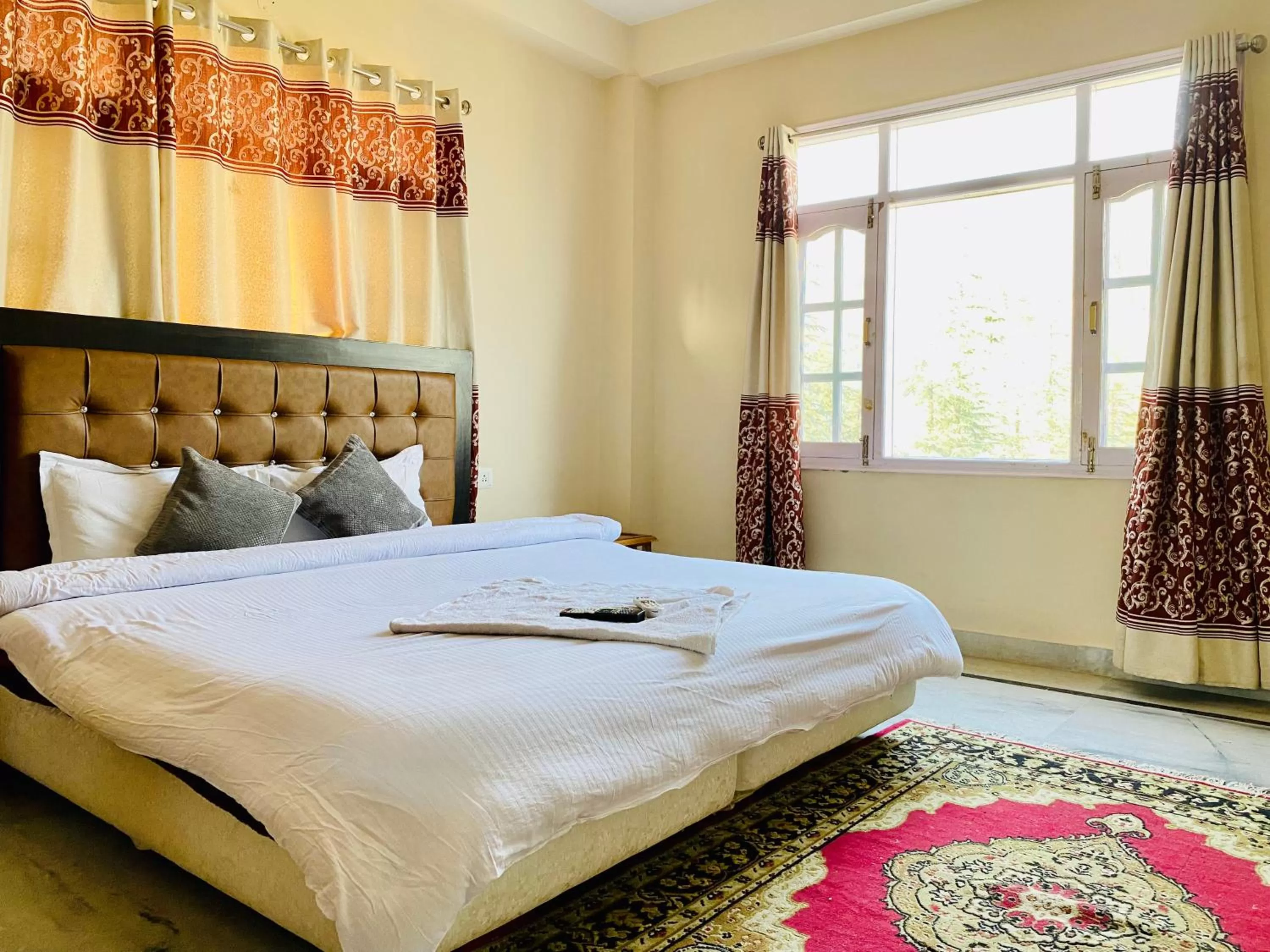 Bed in Sai Cottage Shimla