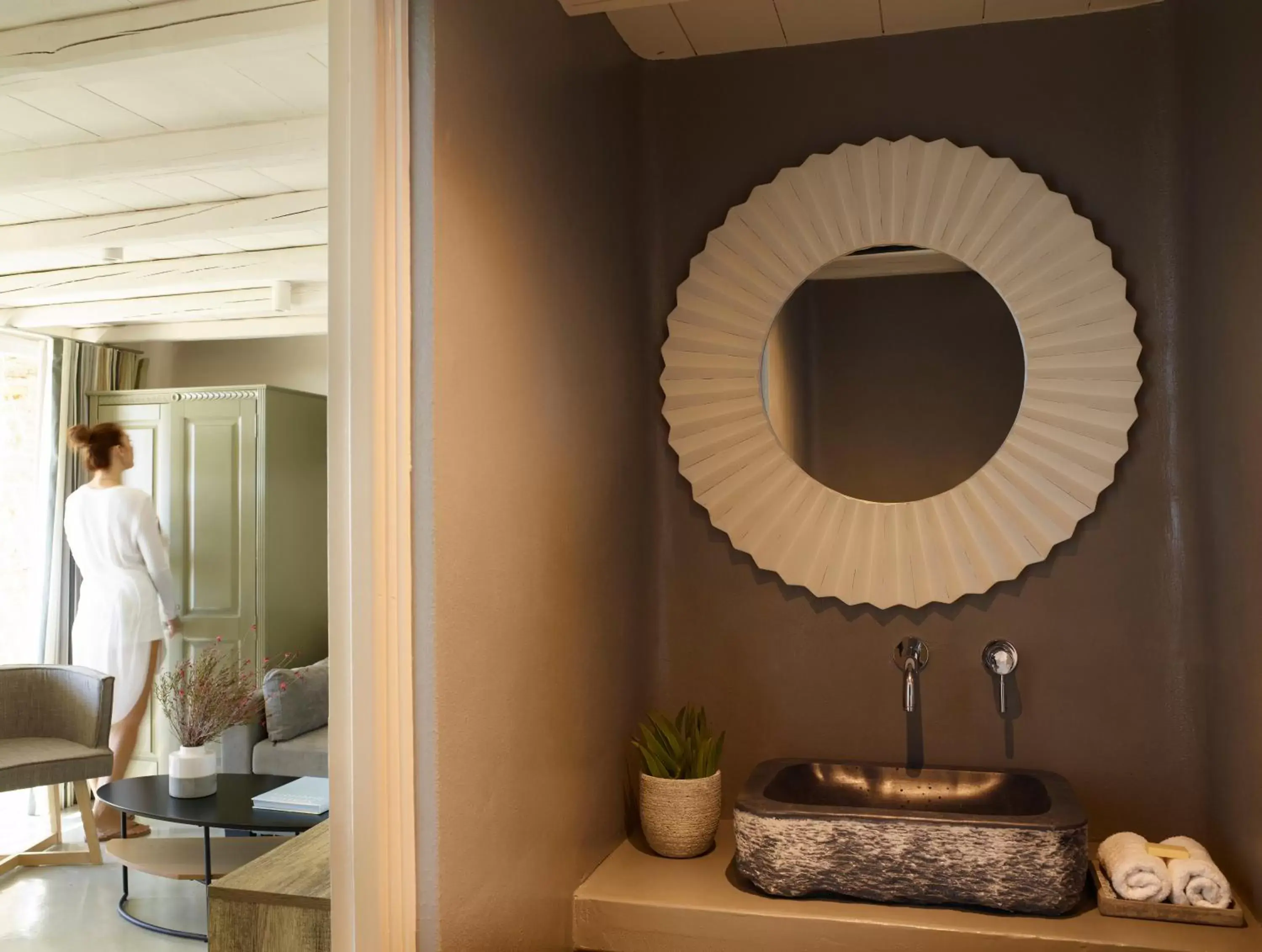 Bathroom in Aeolis Tinos Suites