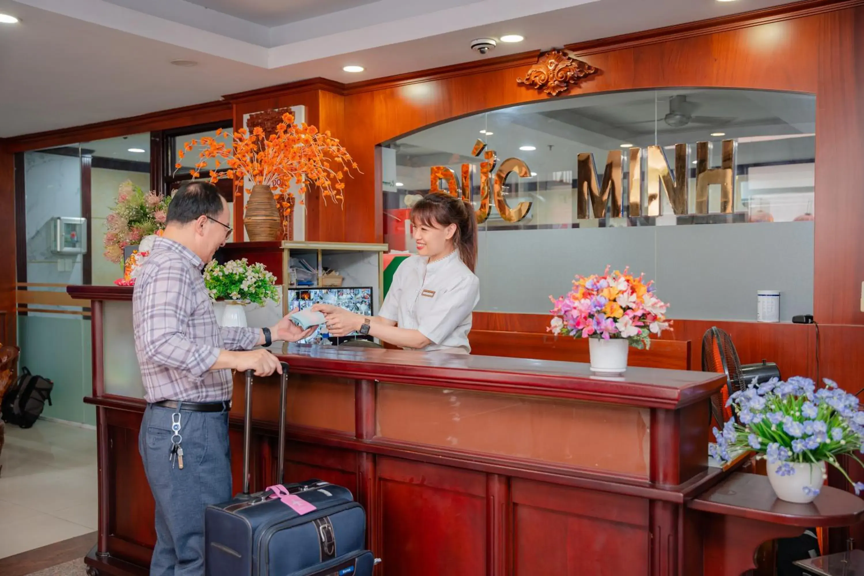 Staff in Duc Minh Hotel