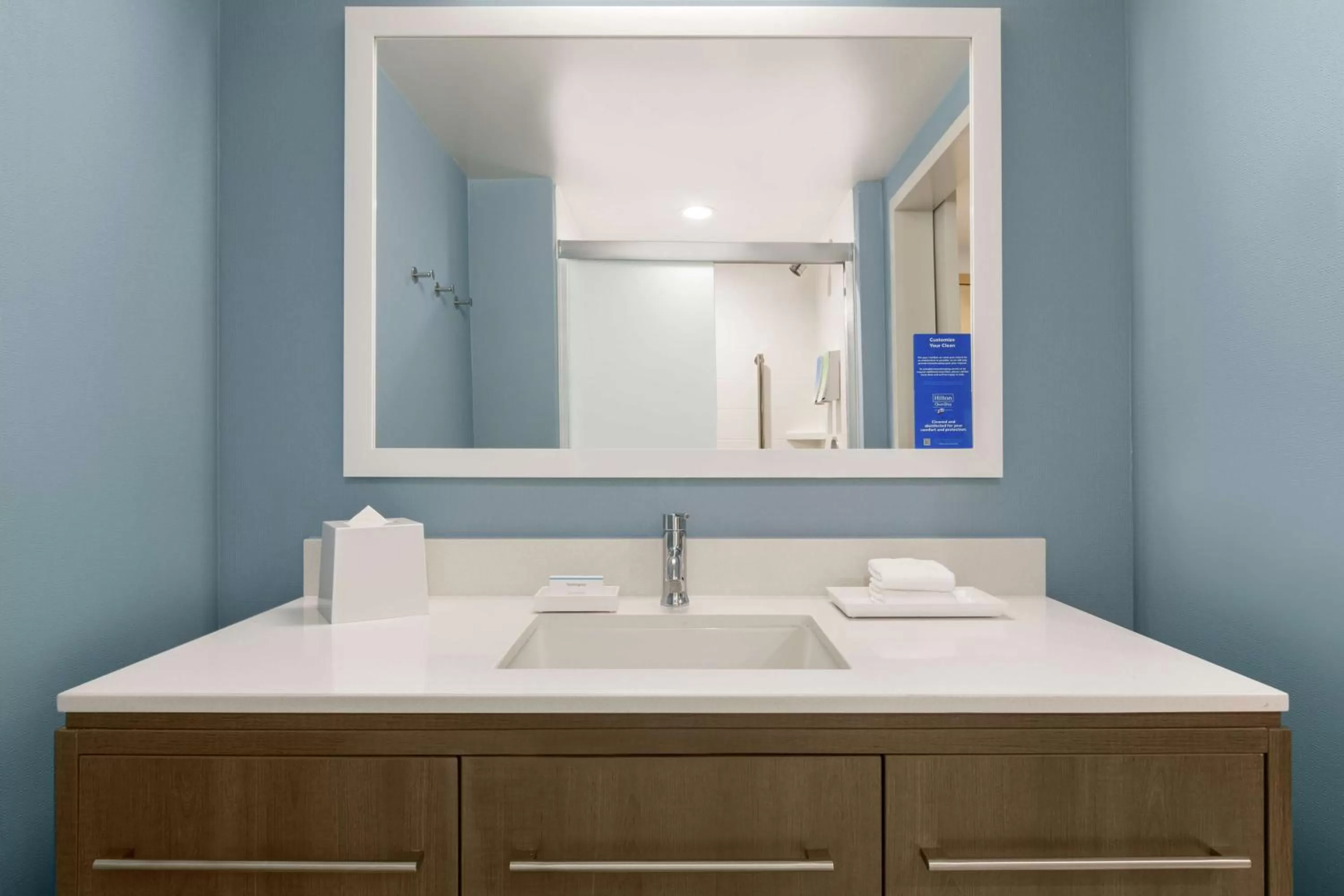 Bathroom in Home2 Suites By Hilton Norfolk Airport
