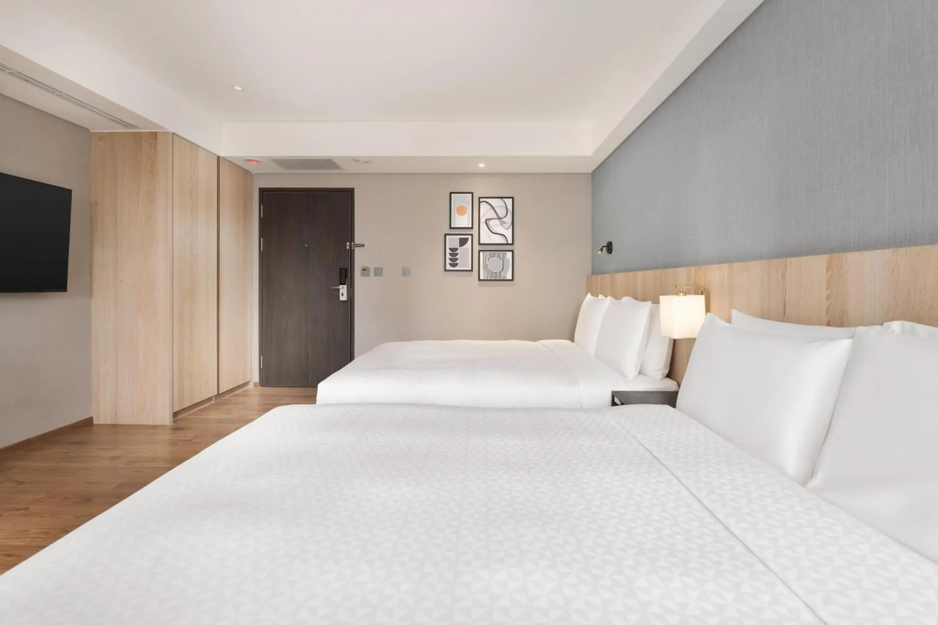 Photo of the whole room, Bed in Four Points by Sheraton Yilan Jiaoxi