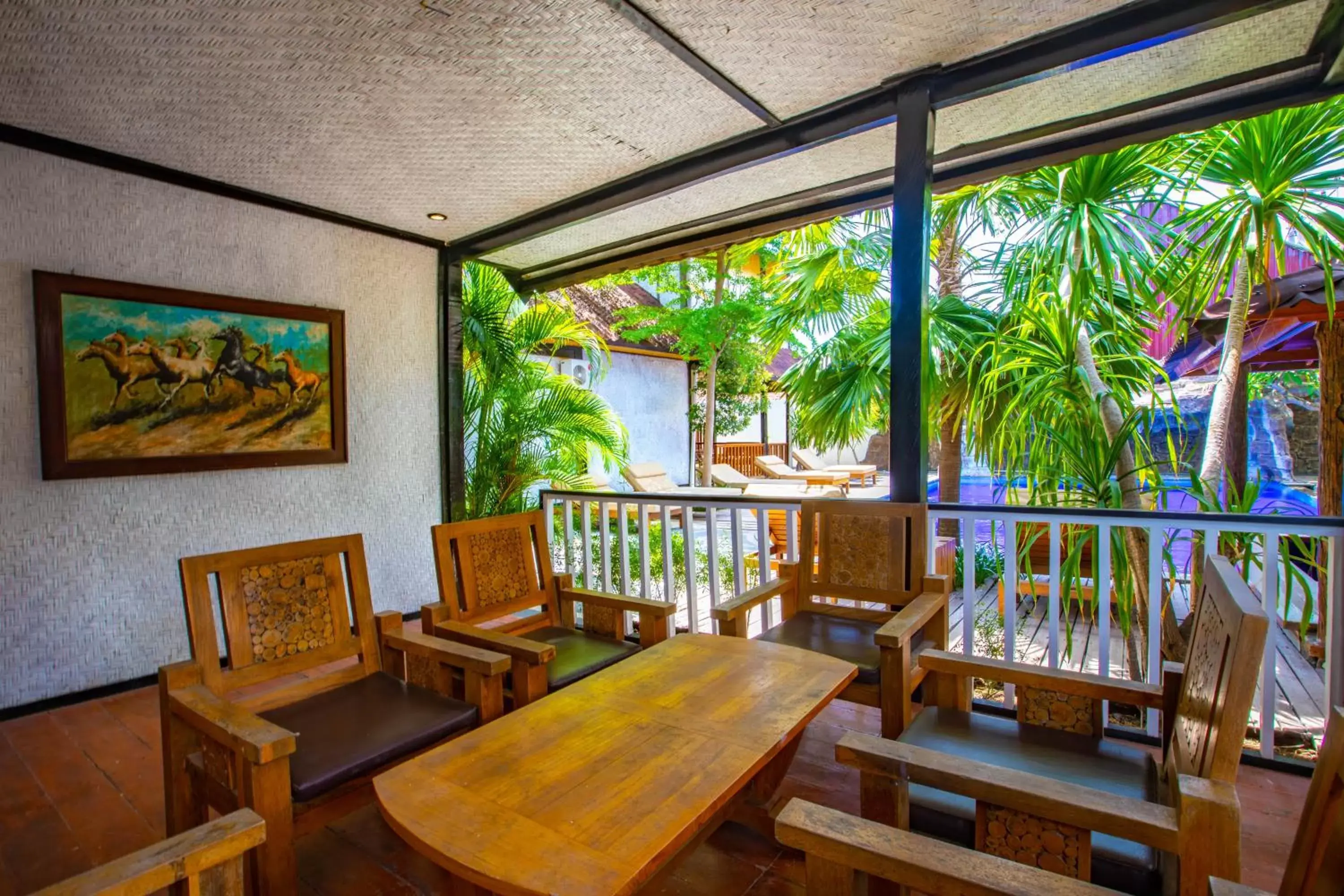 Balcony/Terrace in Gili Sands Hotel & Bar