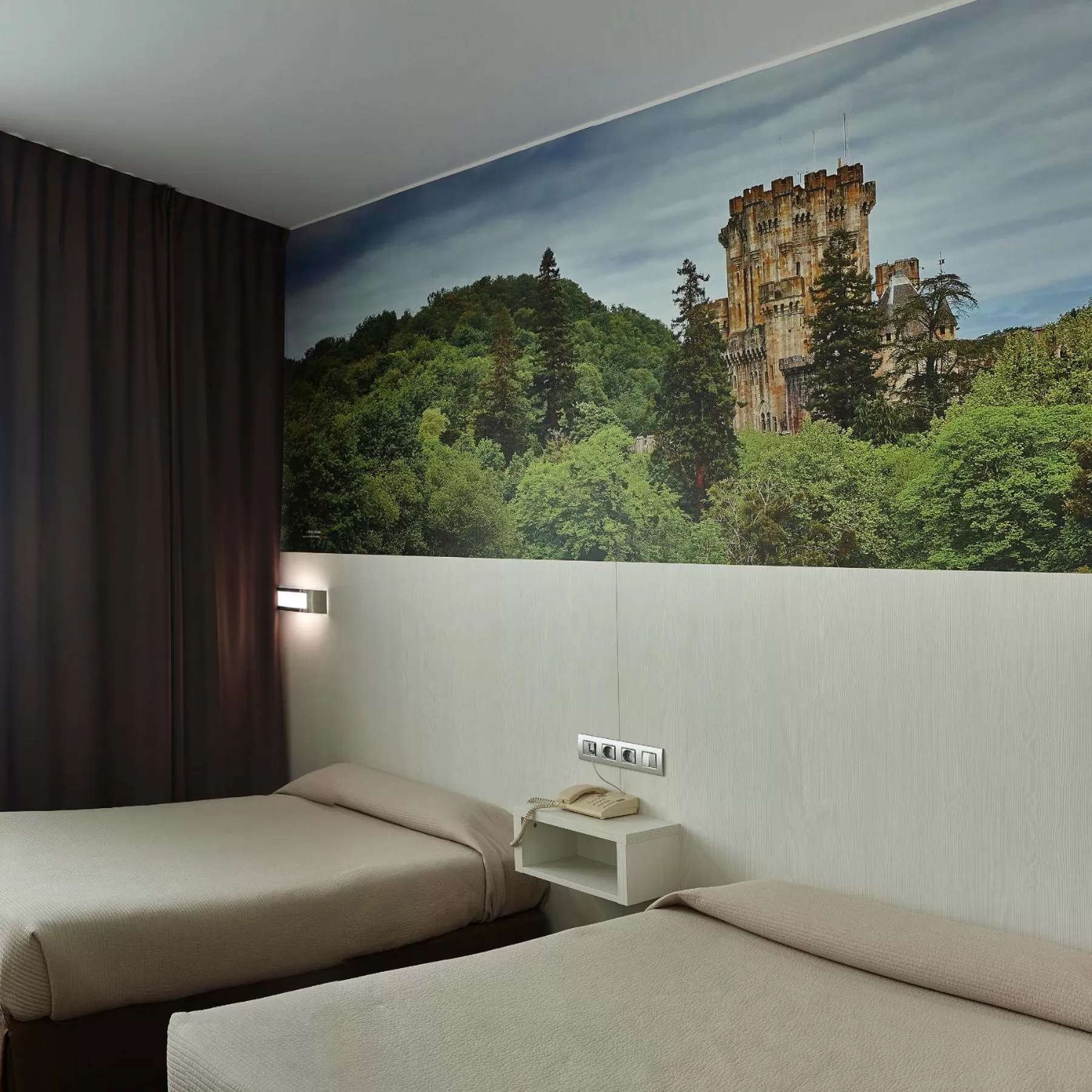 Bed in Hotel Seminario Aeropuerto Bilbao