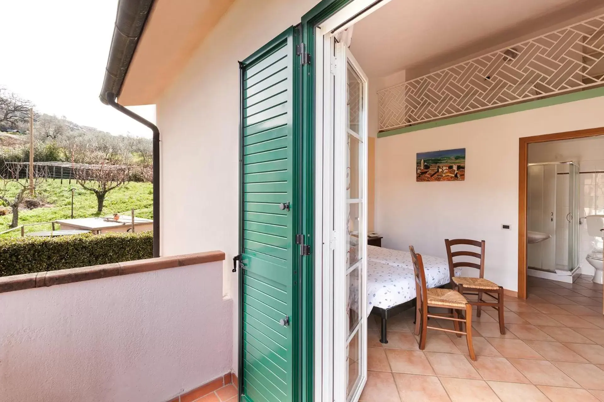 View (from property/room), Balcony/Terrace in Massa Vecchia