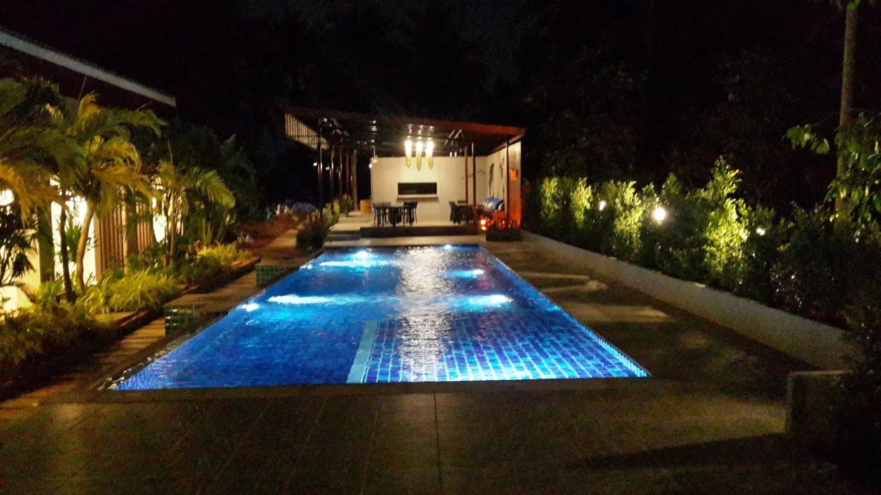 Night, Swimming Pool in The Fong Krabi resort