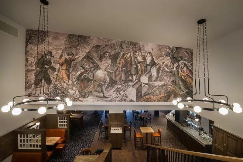 Decorative detail, Lobby/Reception in Pilgrims Progress Wetherspoon