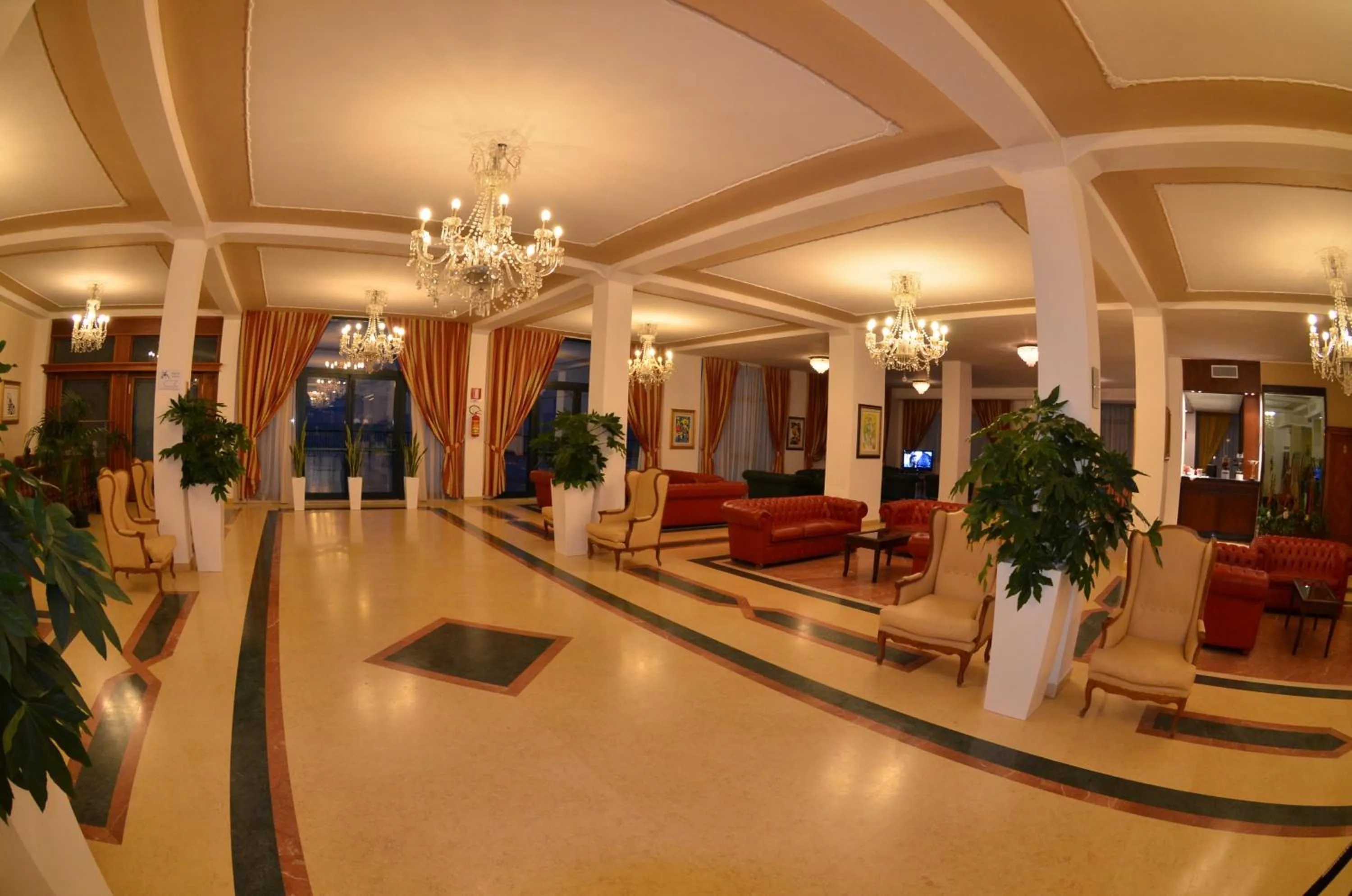 Lobby or reception in Grand Hotel Montesilvano