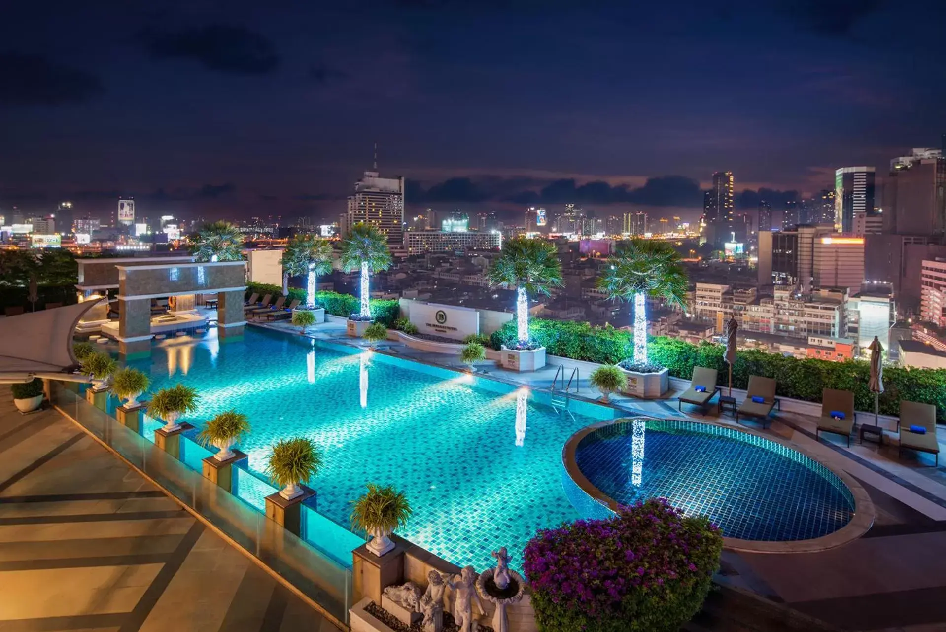 Night, Pool View in The Berkeley Hotel Pratunam - SHA Extra Plus