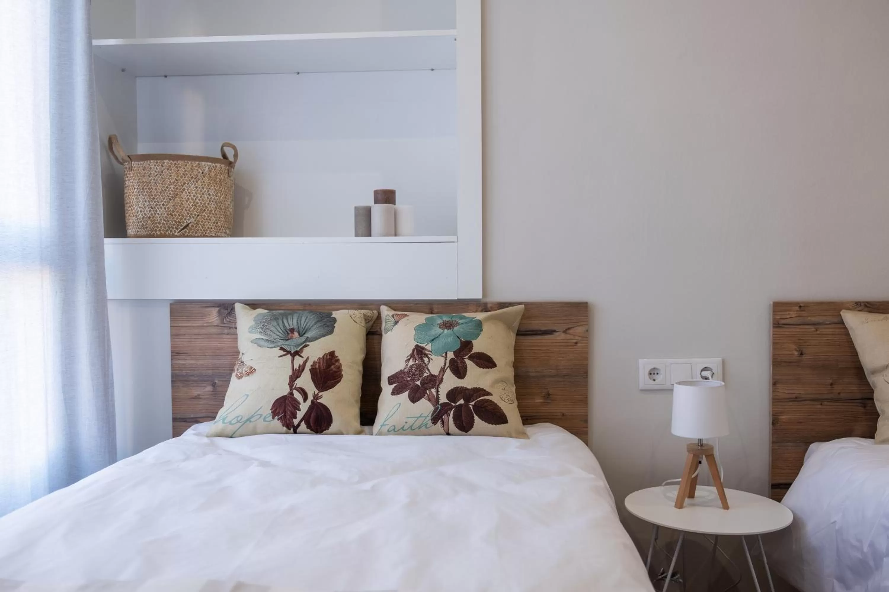 Bed in Hotel Bienvenidos Rooms Xàtiva