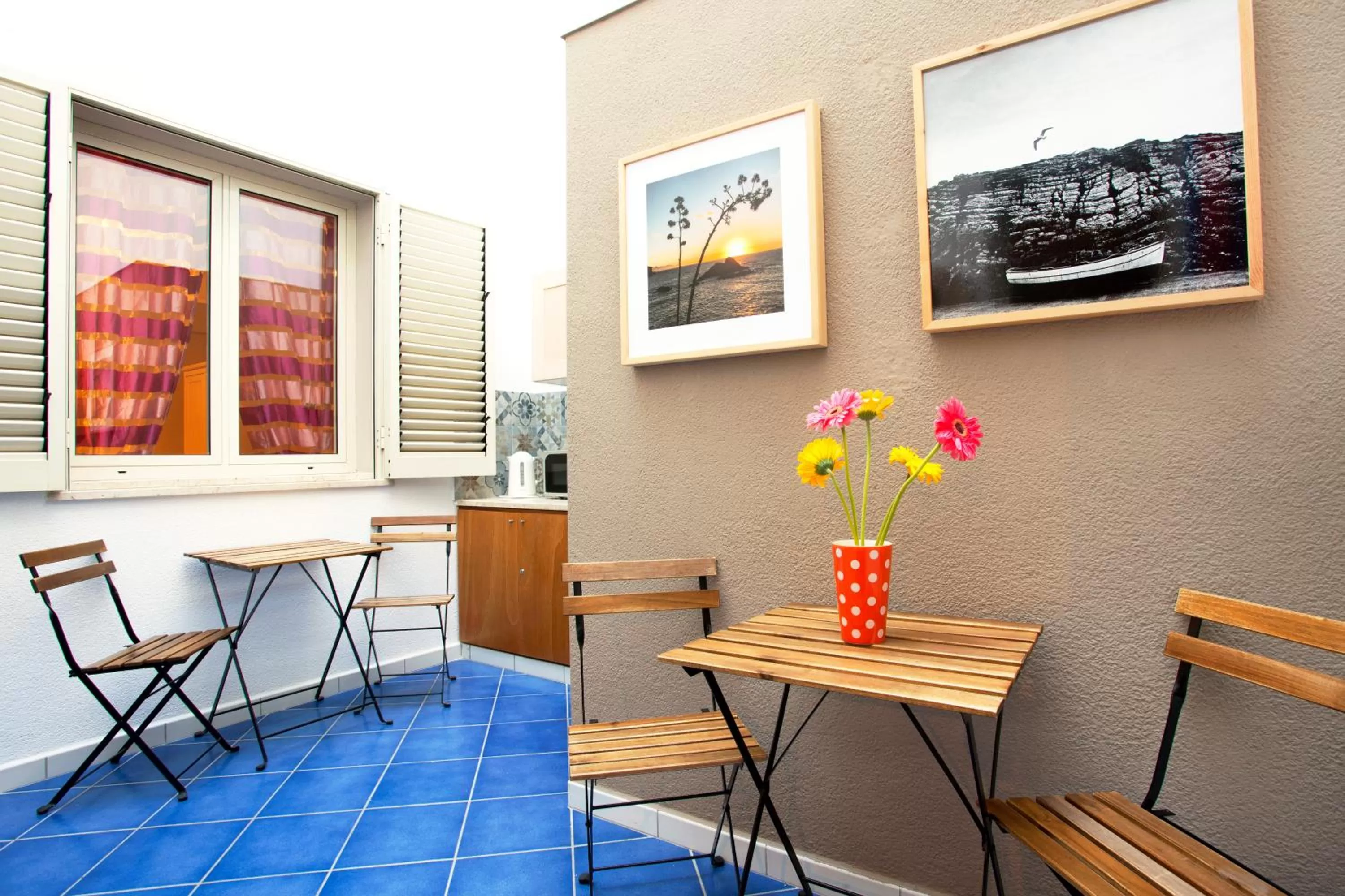 Patio in TerraSole Bakery B&B