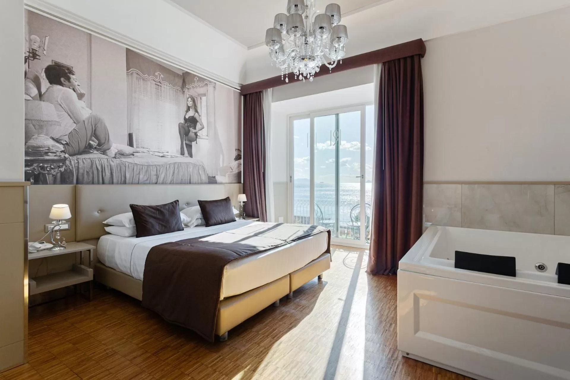 Bed in Partenope Relais