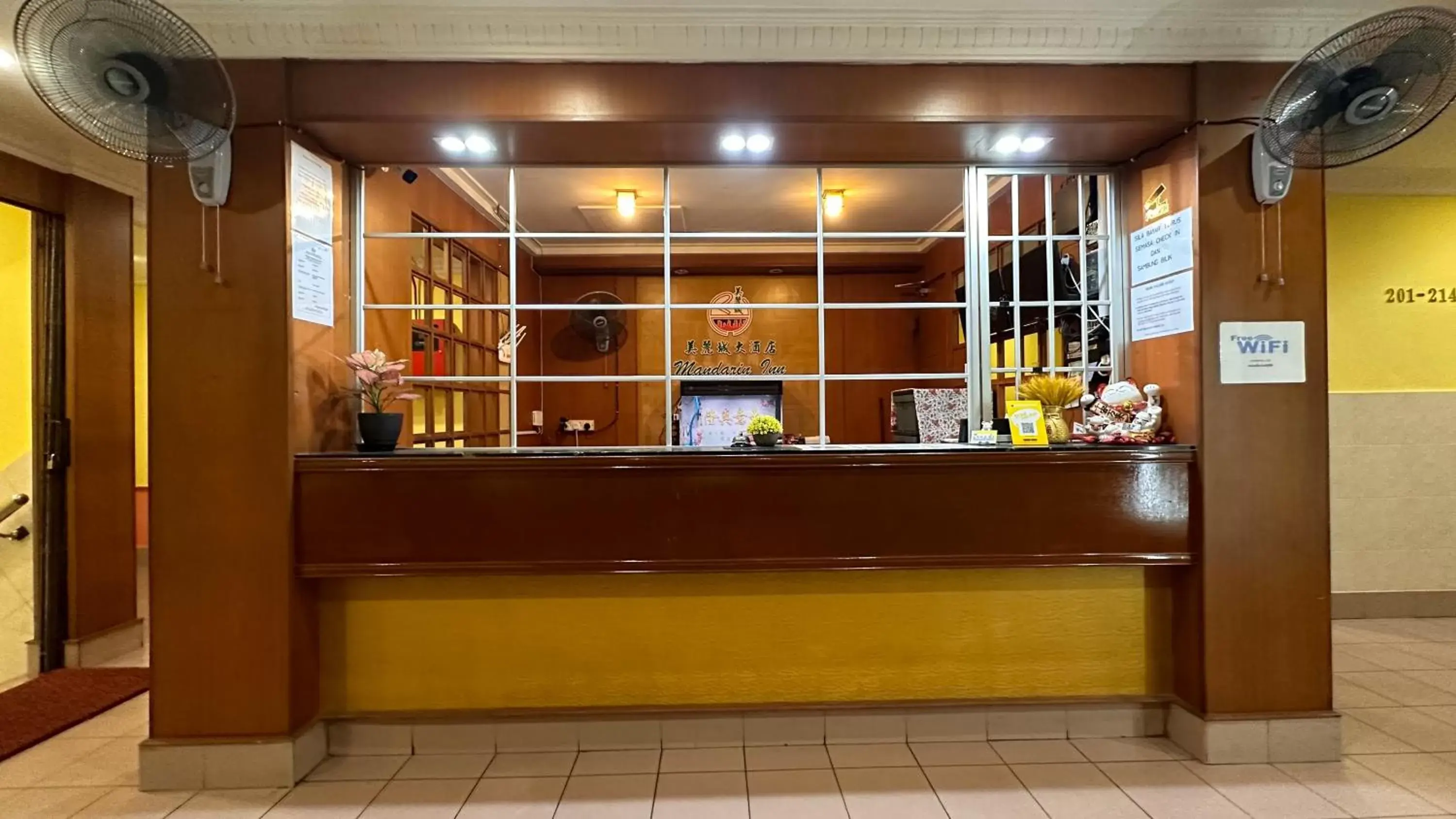 Lobby or reception in Mandarin Inn Lobby or reception in Mandarin Inn