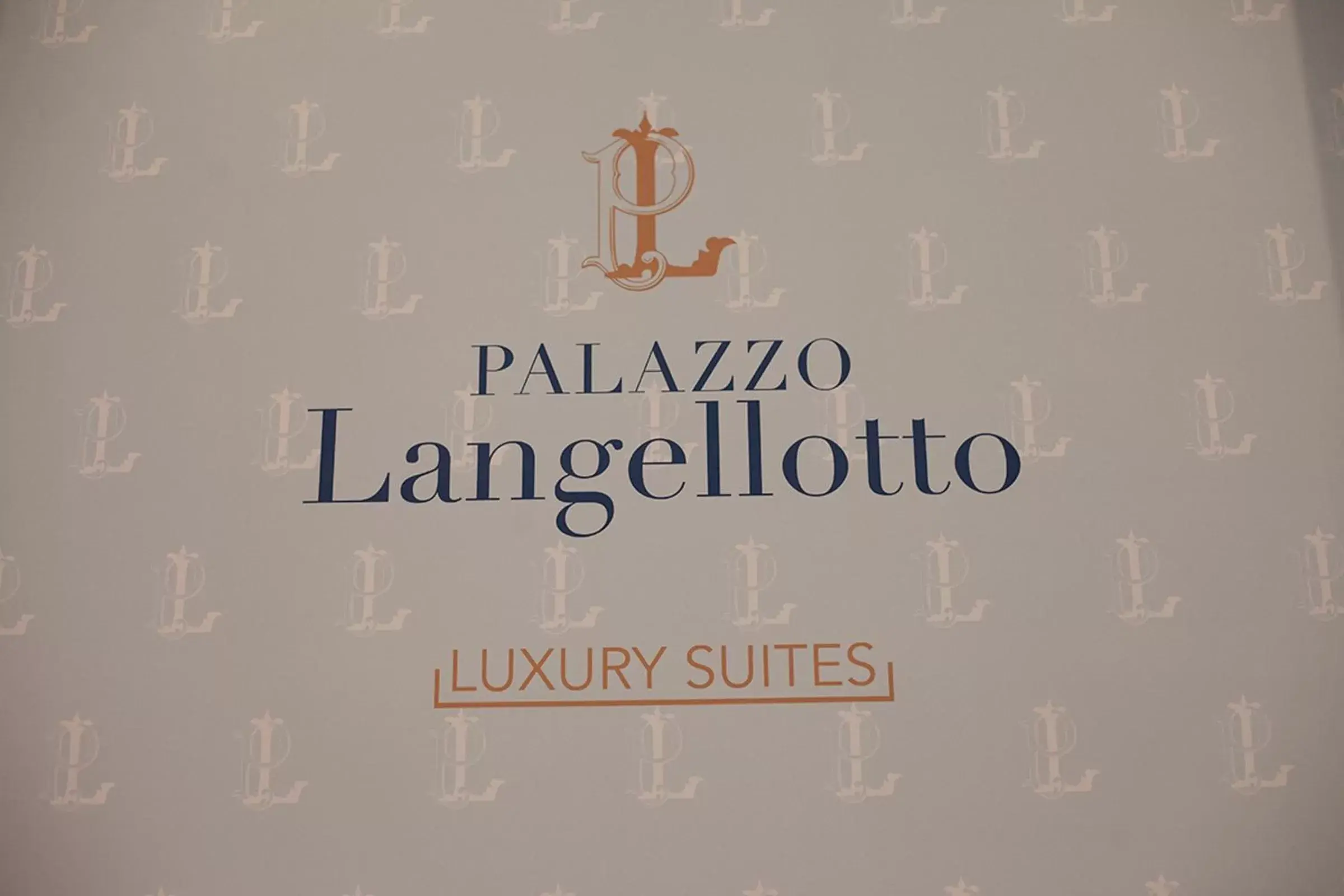 Logo/Certificate/Sign in Palazzo Langellotto