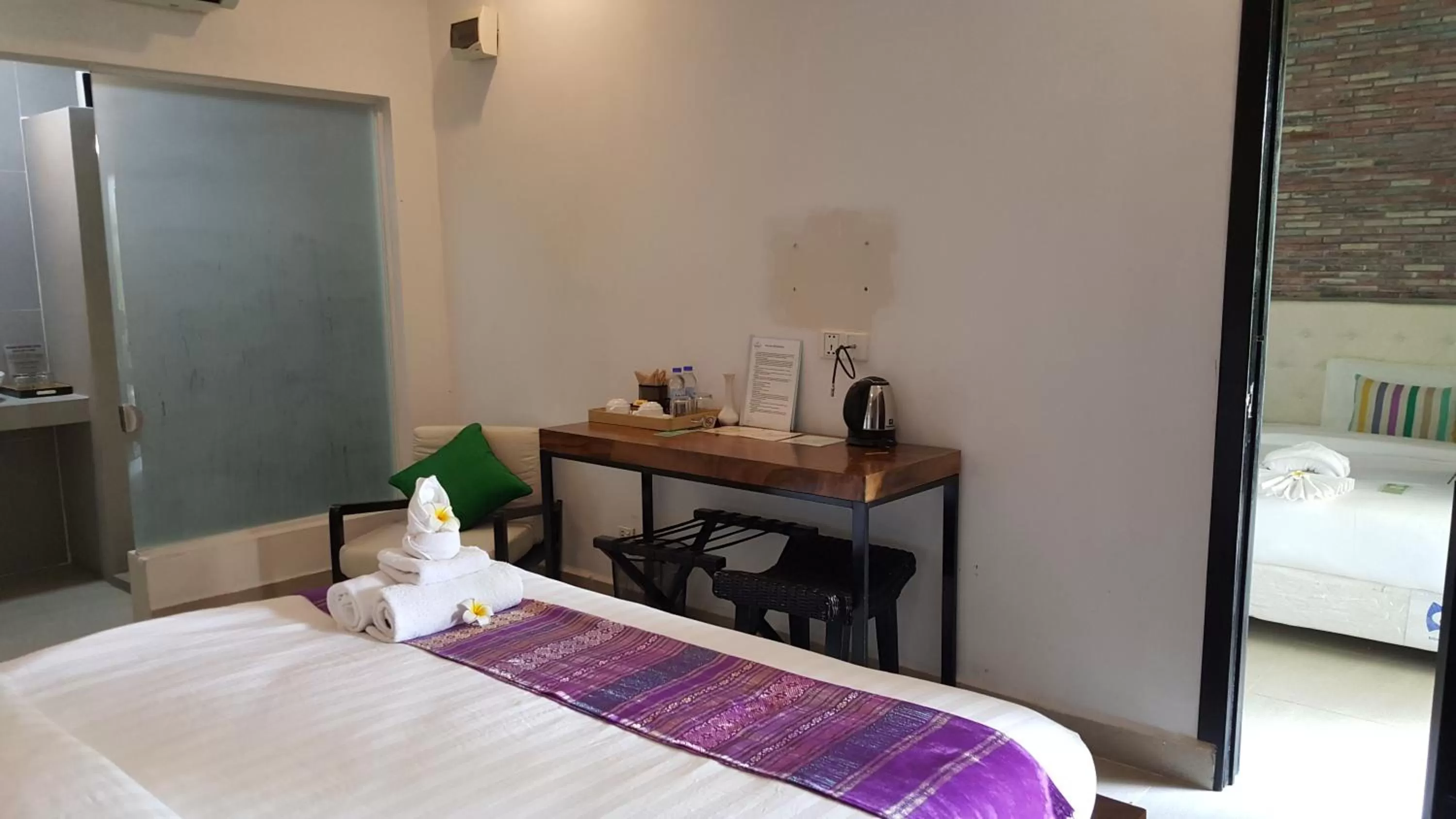 Bedroom, Bed in Bamboo9 Boutique