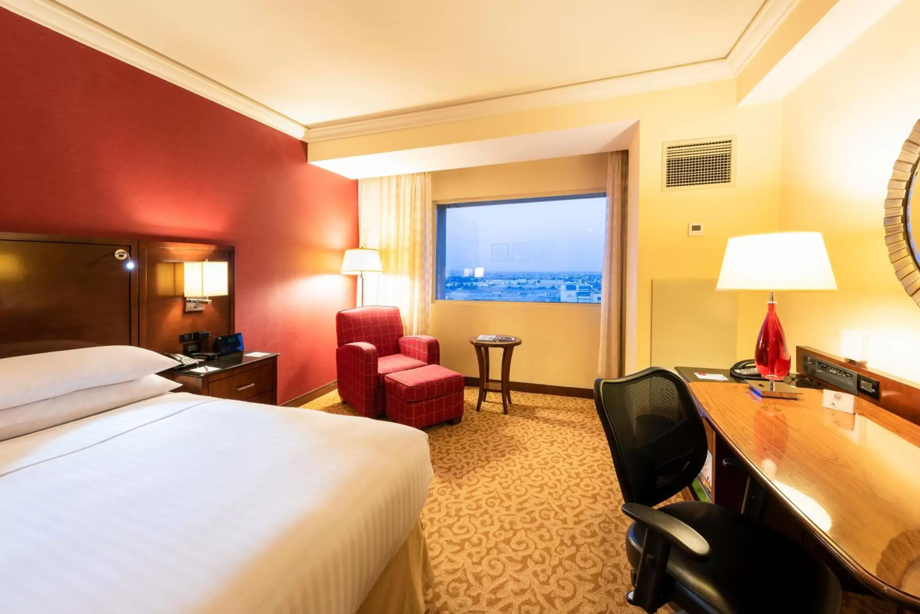 Bed in Aguascalientes Marriott Hotel