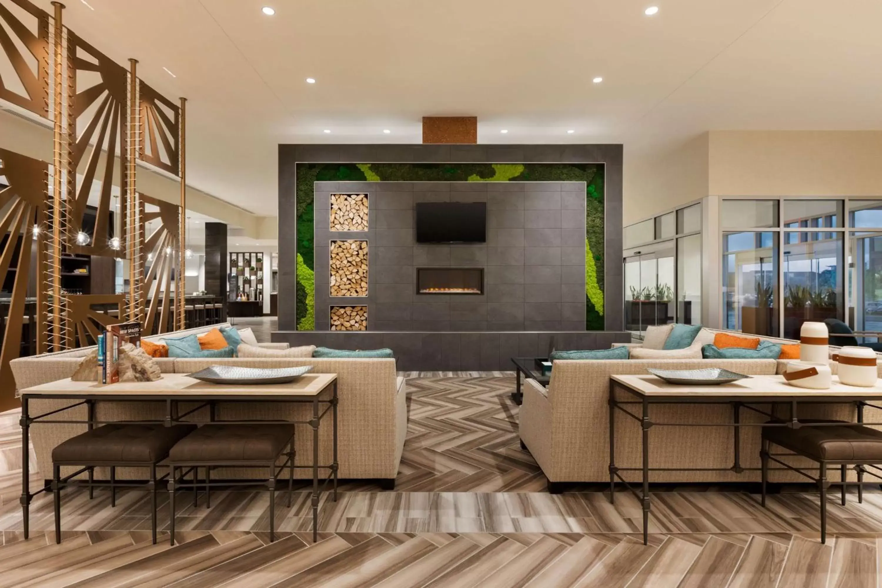 Lobby or reception, Restaurant/Places to Eat in Embassy Suites By Hilton San Antonio Landmark
