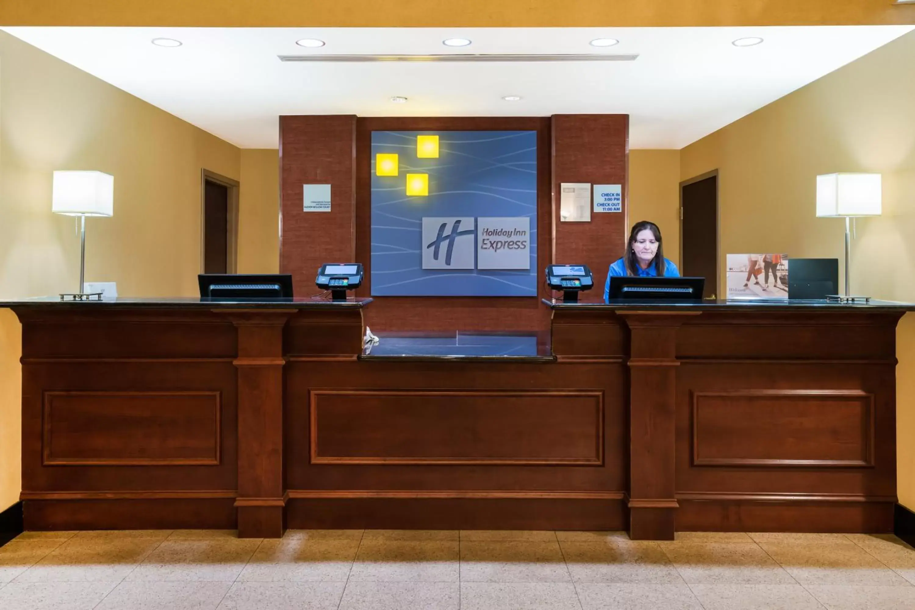 Property building, Lobby/Reception in Holiday Inn Express Hotel & Suites-North East, an IHG Hotel