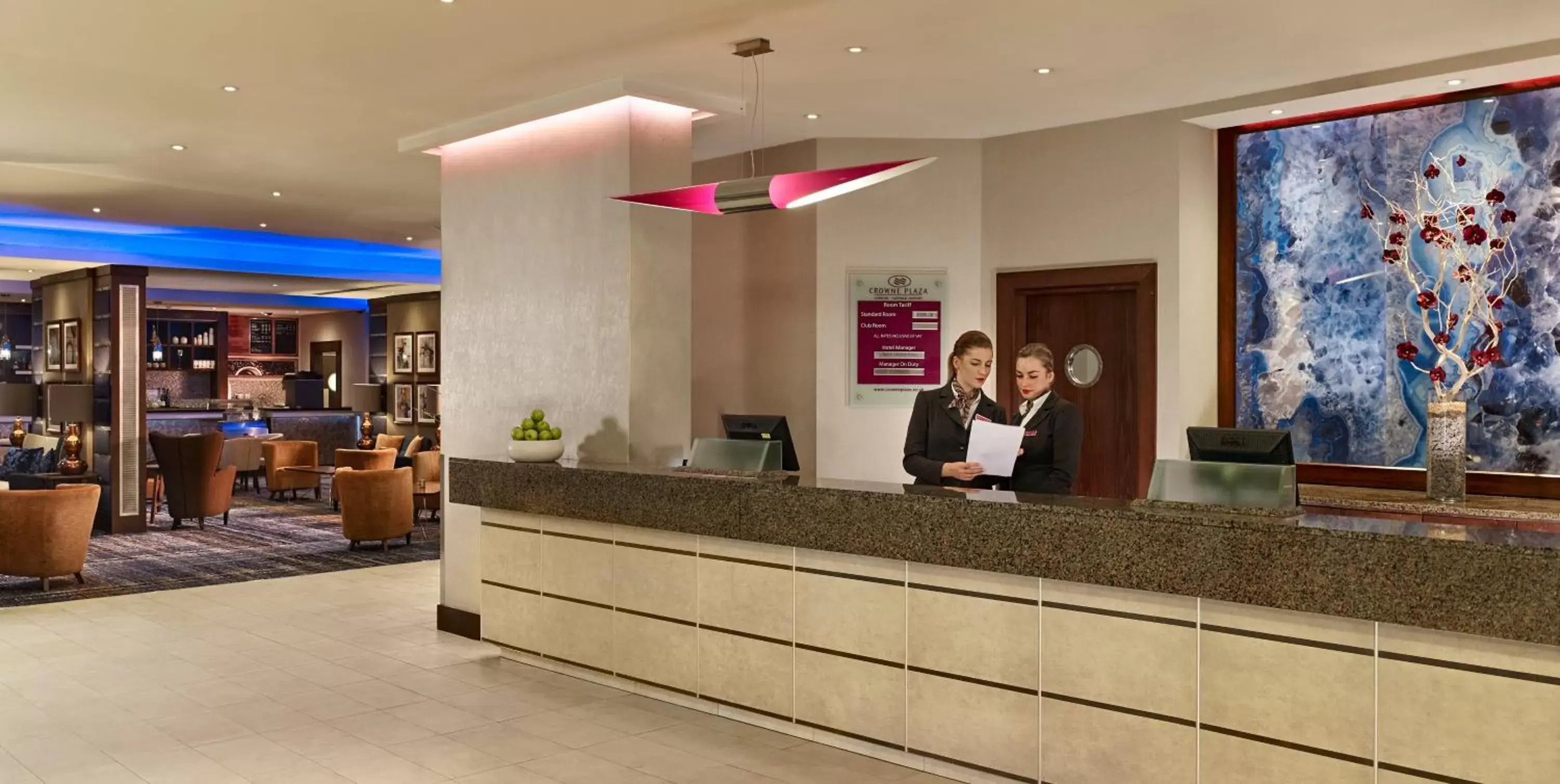 Lobby or reception, Lobby/Reception in Crowne Plaza London - Gatwick Airport, an IHG Hotel