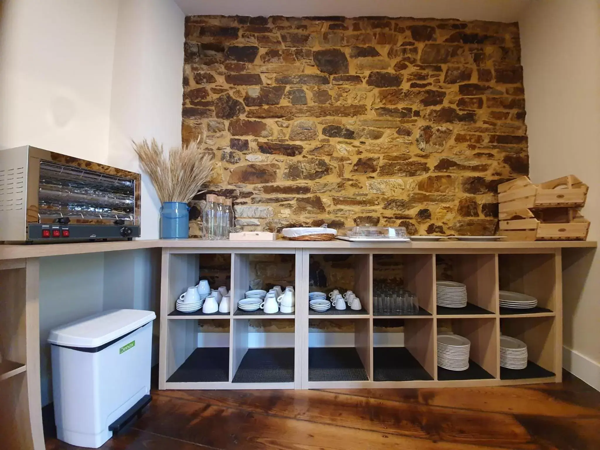 Kitchen/Kitchenette in Albergue Casa Cuartel