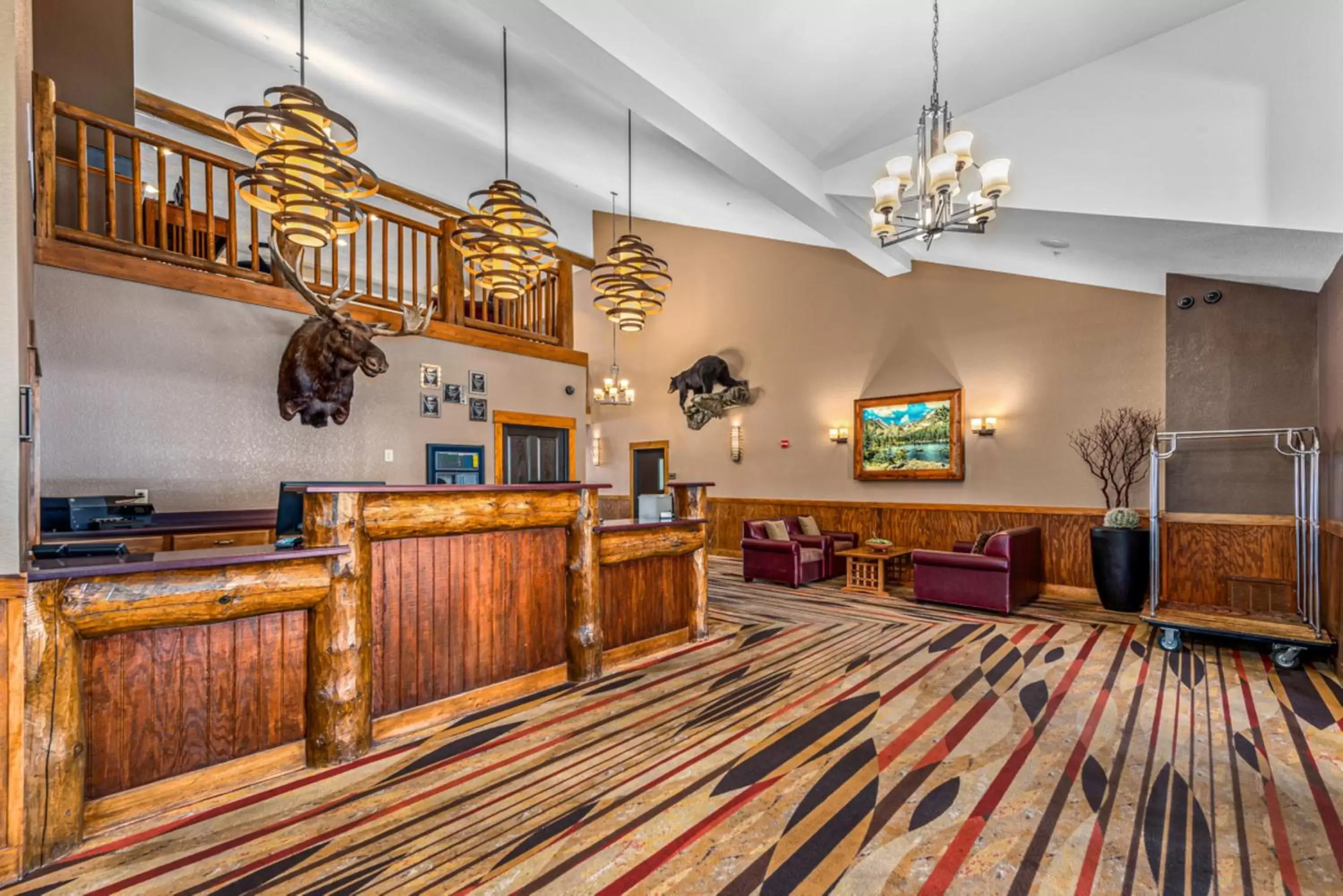 Lobby or reception in The Estes Park Resort