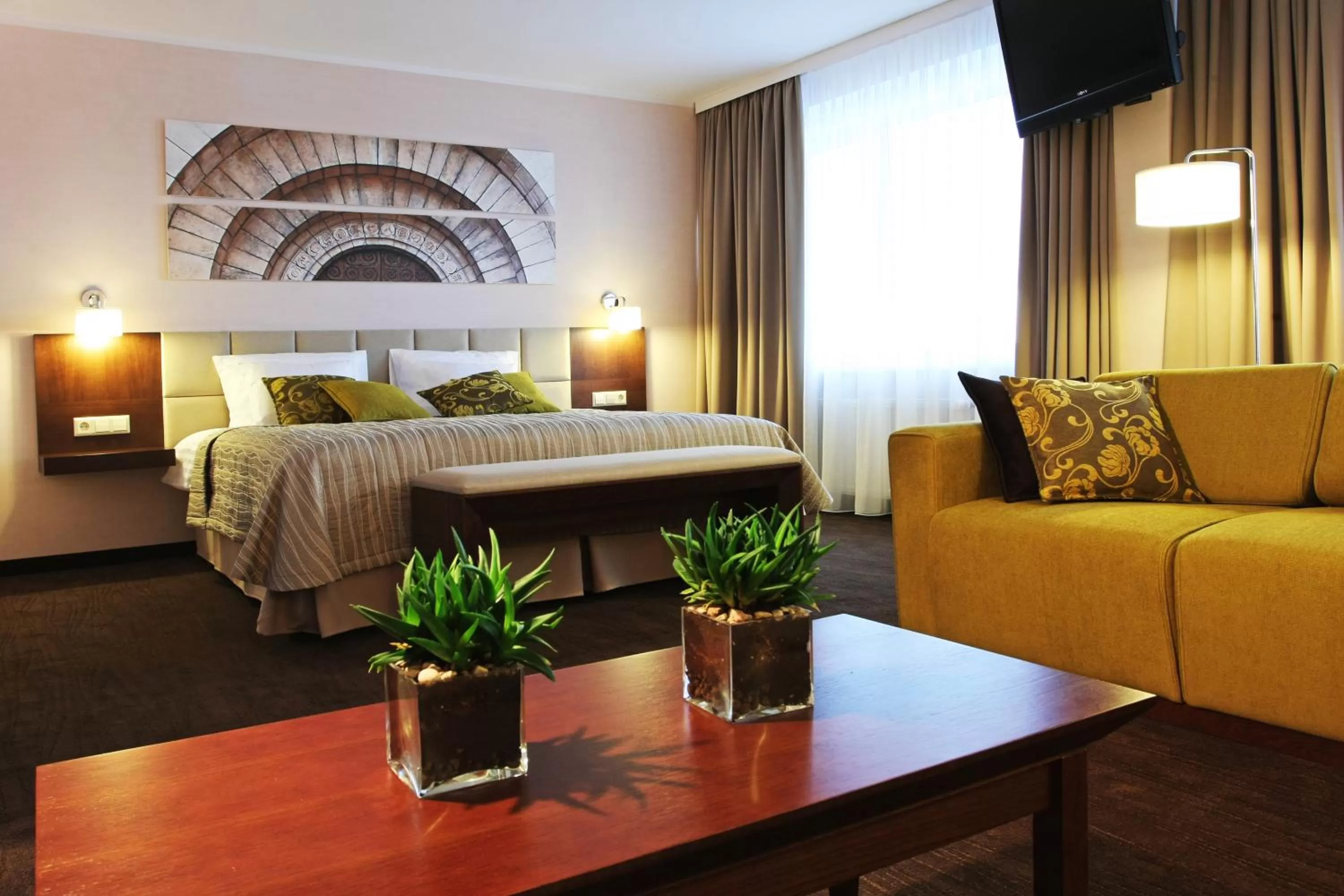 Bedroom, Bed in Mercure Marijampole