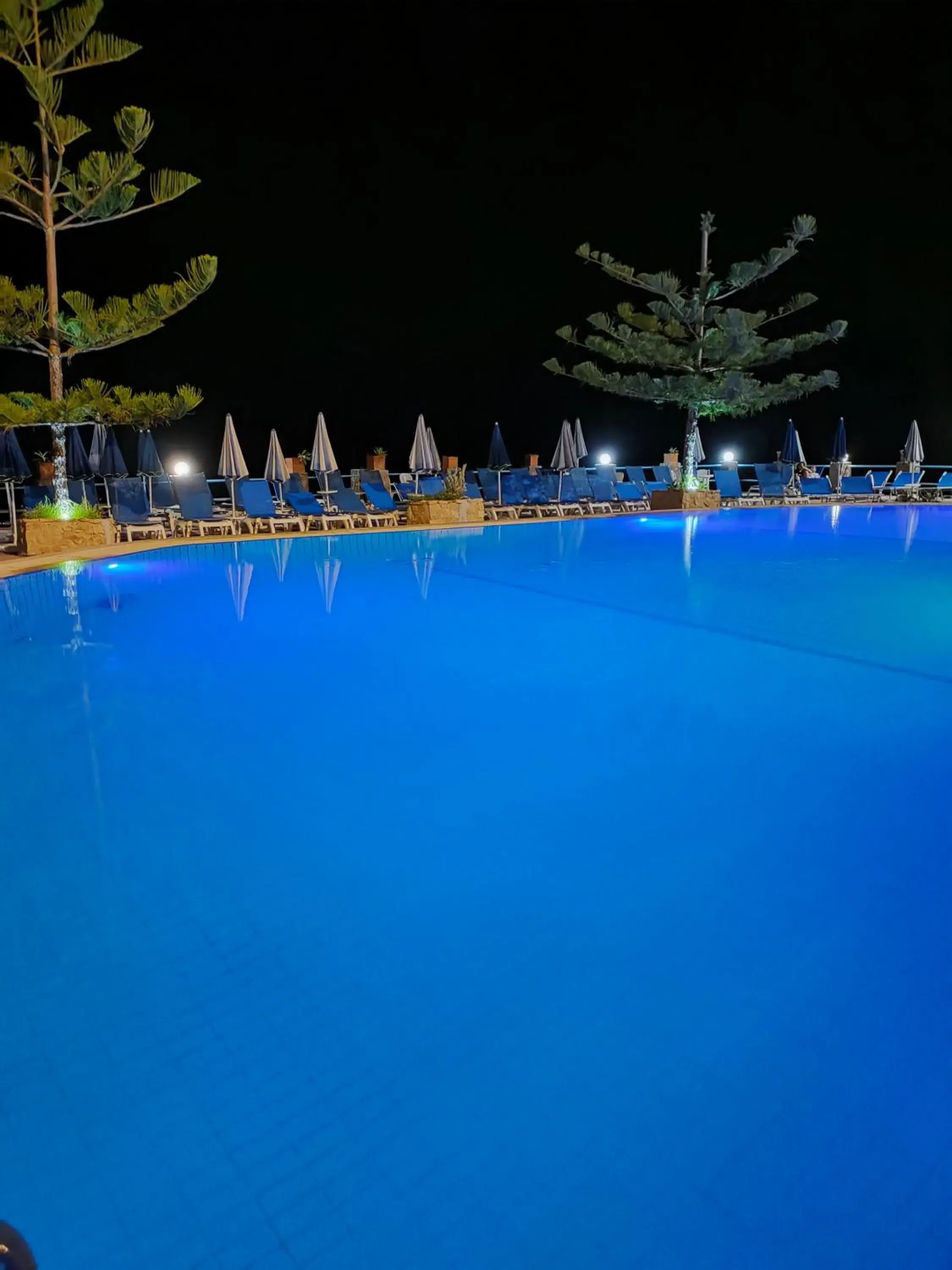 Night, Swimming Pool in La Playa Blanca Hotel & Ristorante